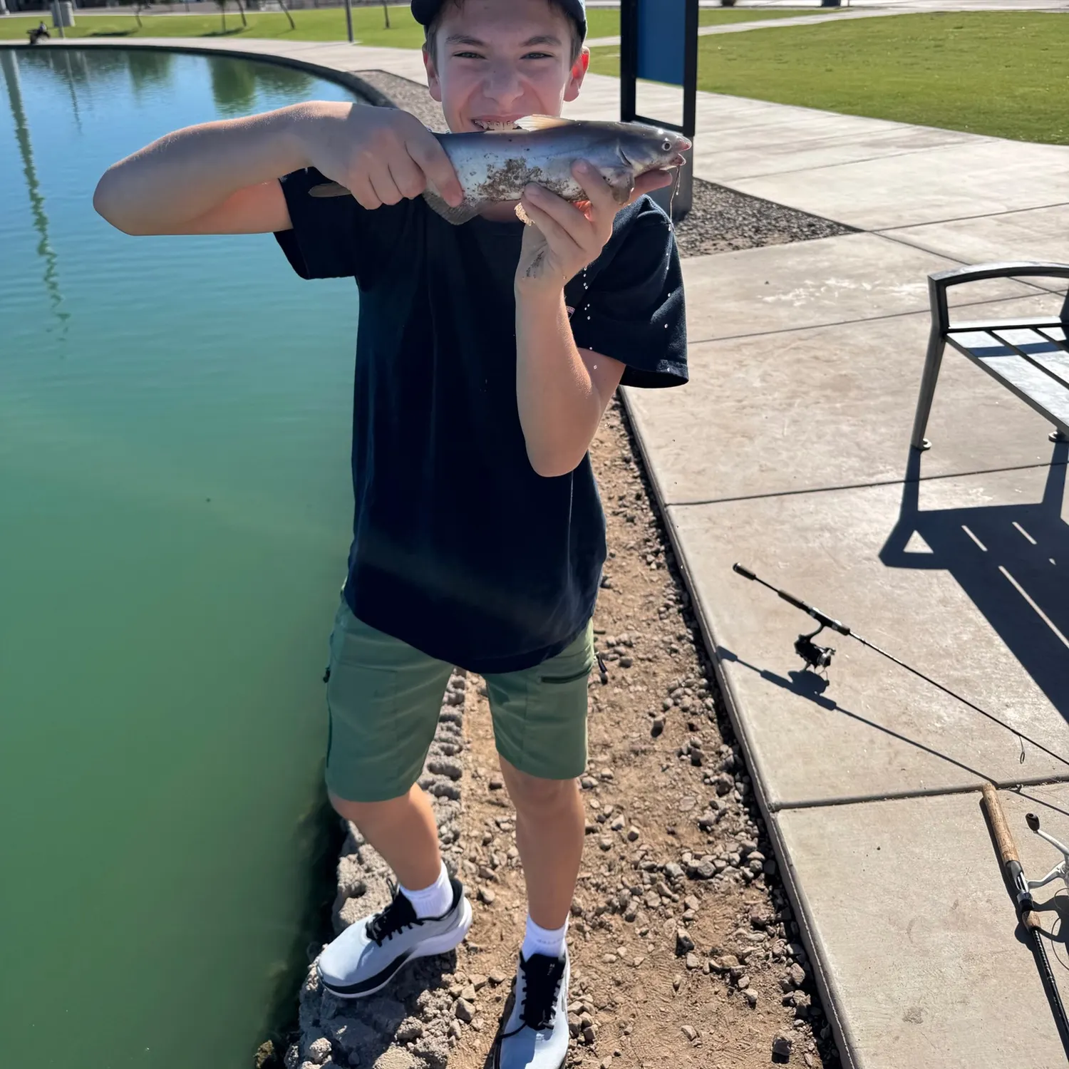 Channel catfish caught on Fishbrain