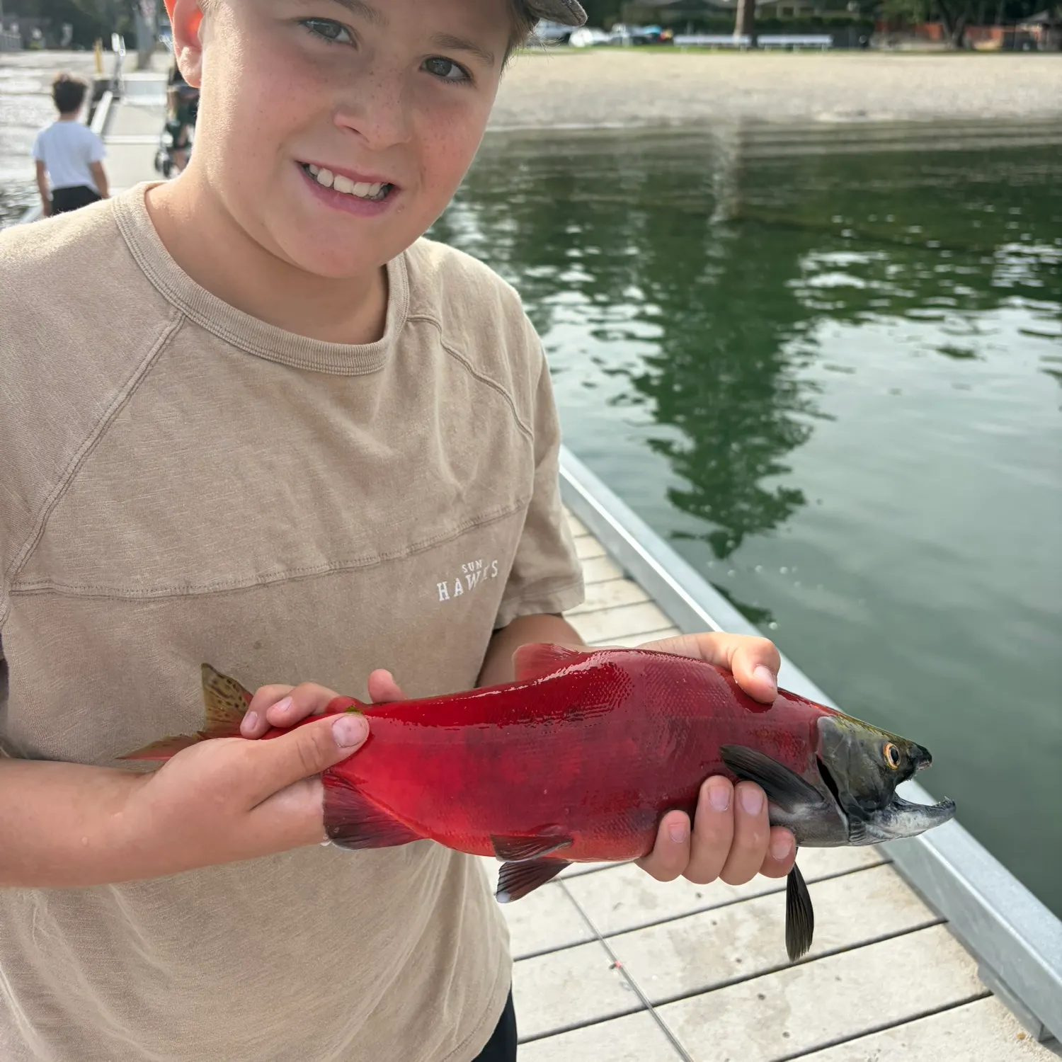 Kokanee salmon caught on Fishbrain
