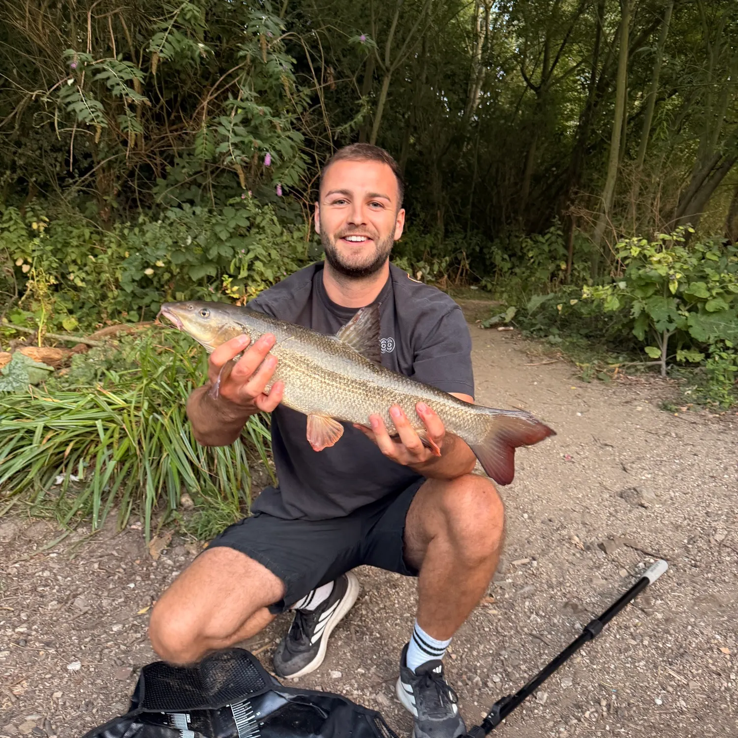 Common barbel caught on Fishbrain