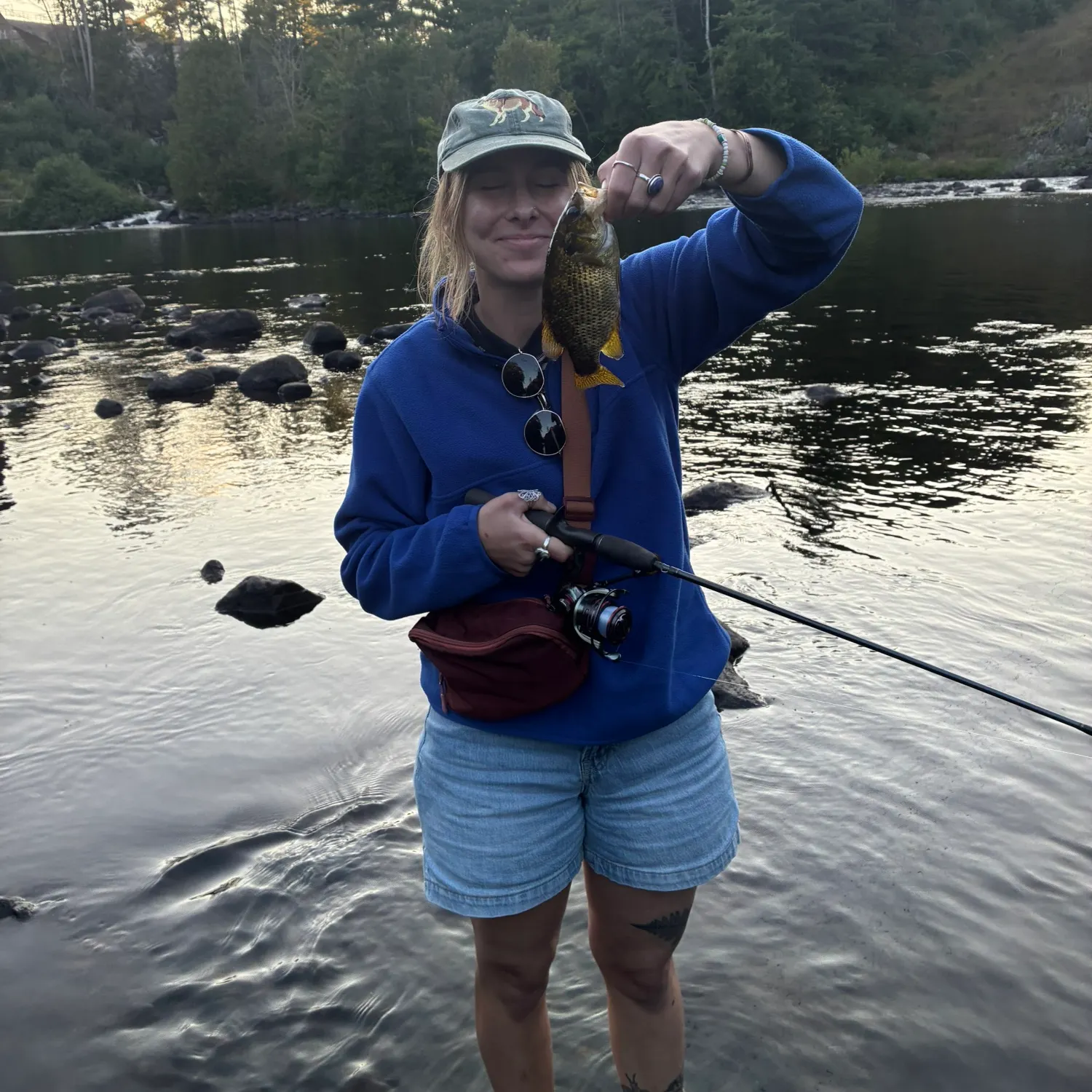Rock bass caught on Fishbrain