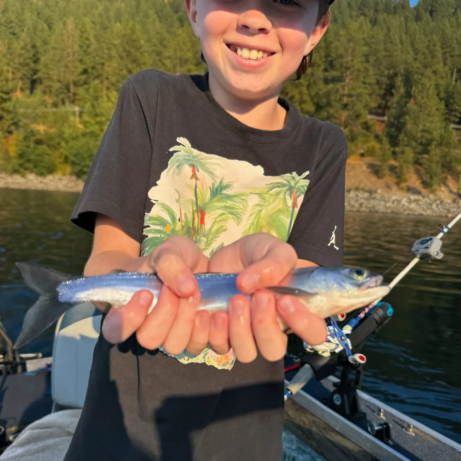 Kokanee salmon caught on Fishbrain