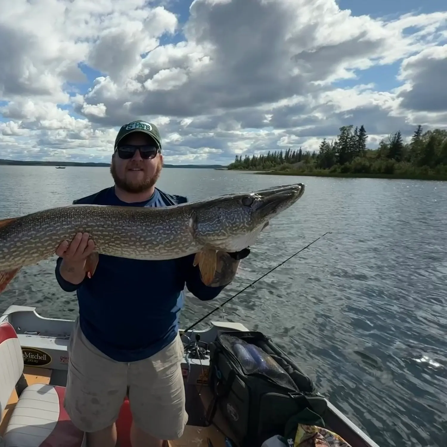 Northern pike caught on Fishbrain