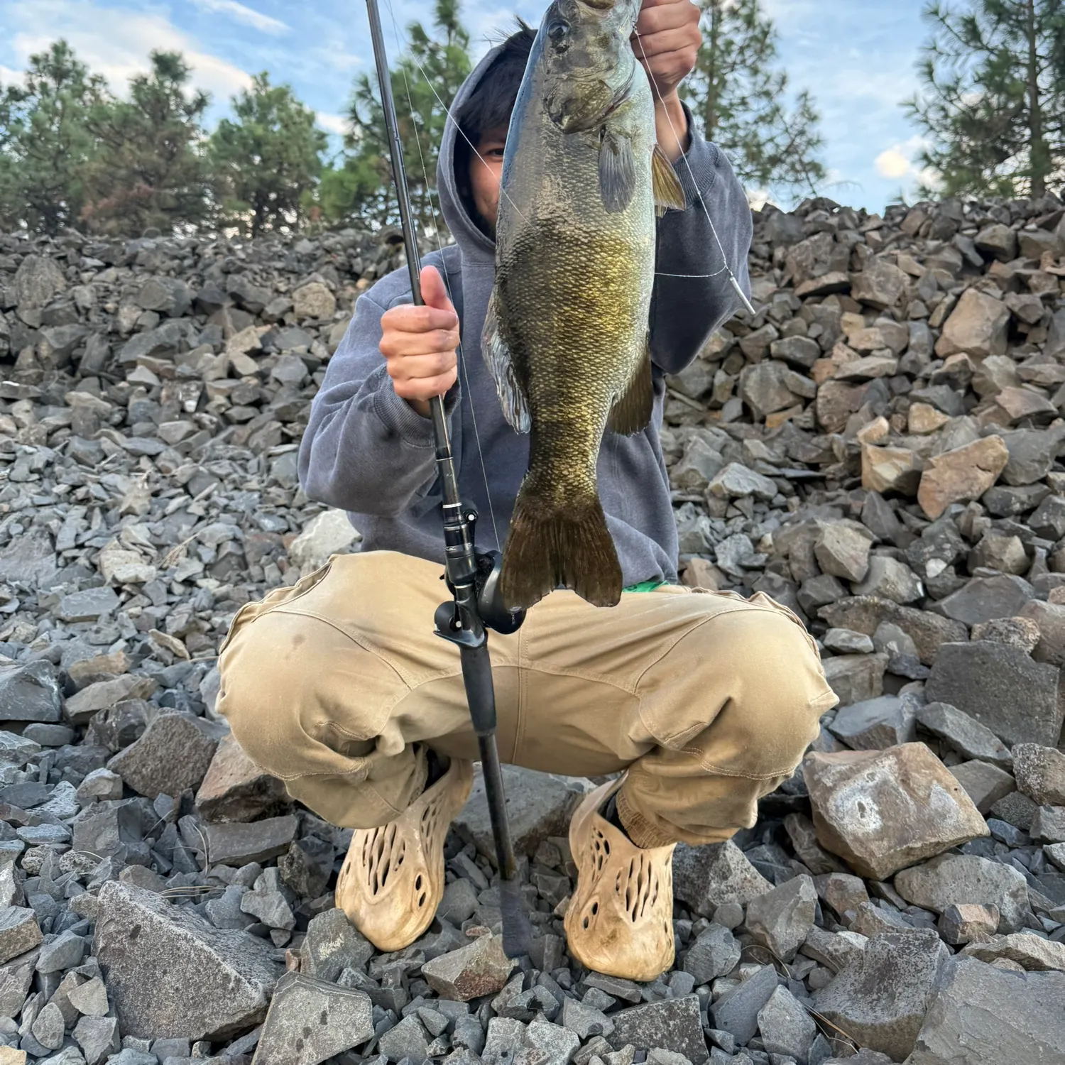 Smallmouth bass caught on Fishbrain