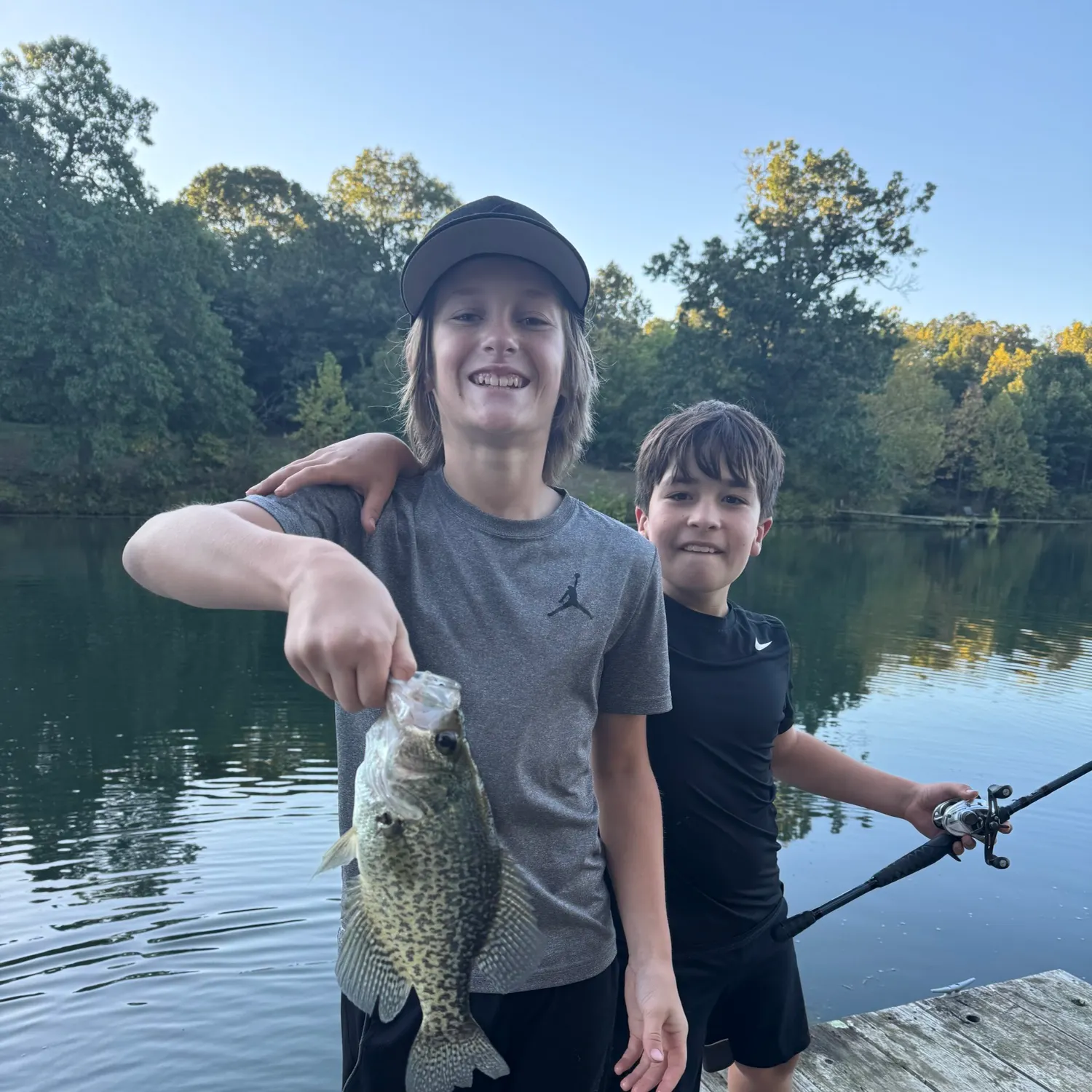 Black crappie caught on Fishbrain