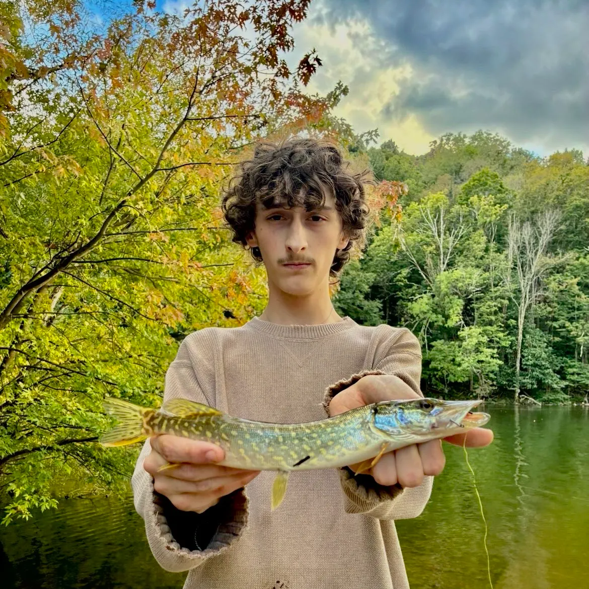 Northern pike caught on Fishbrain