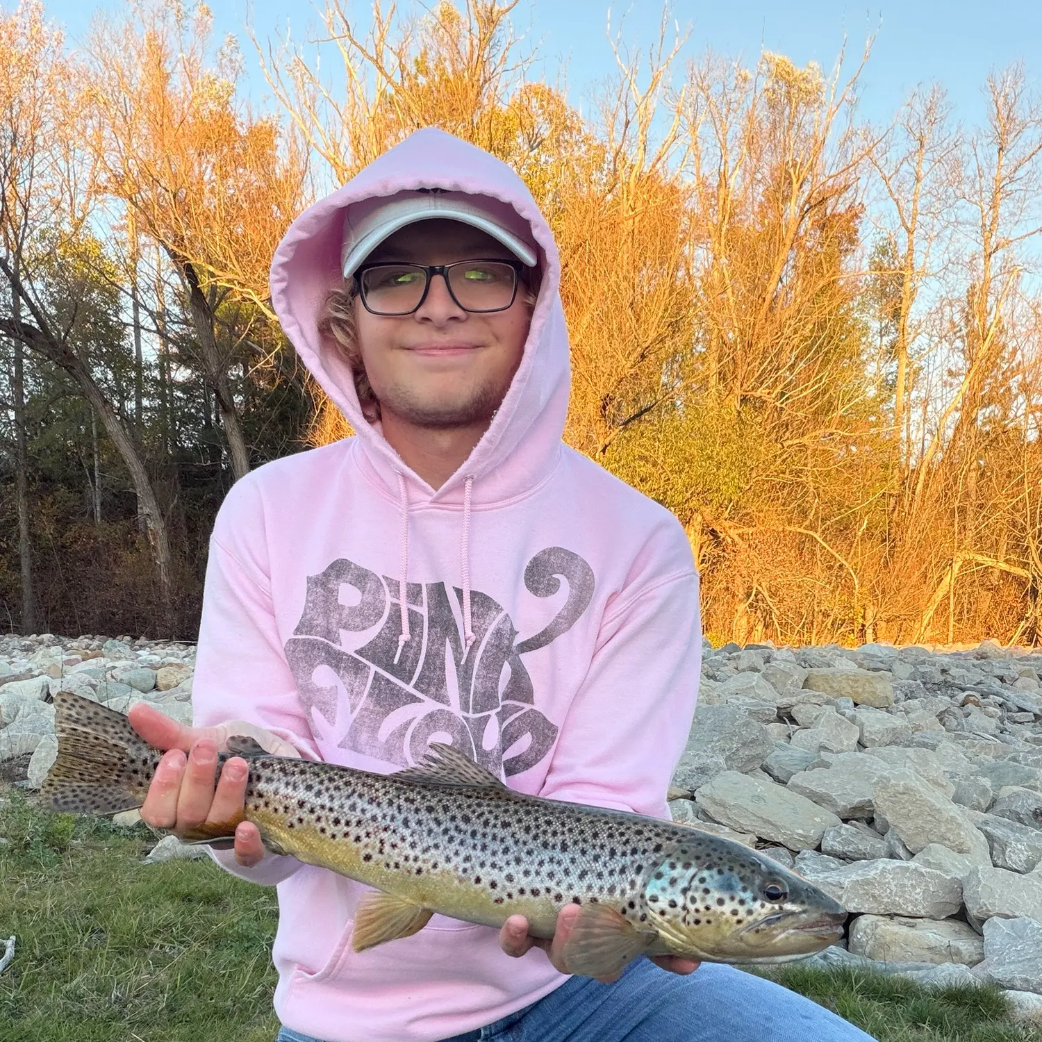 Brown trout caught on Fishbrain