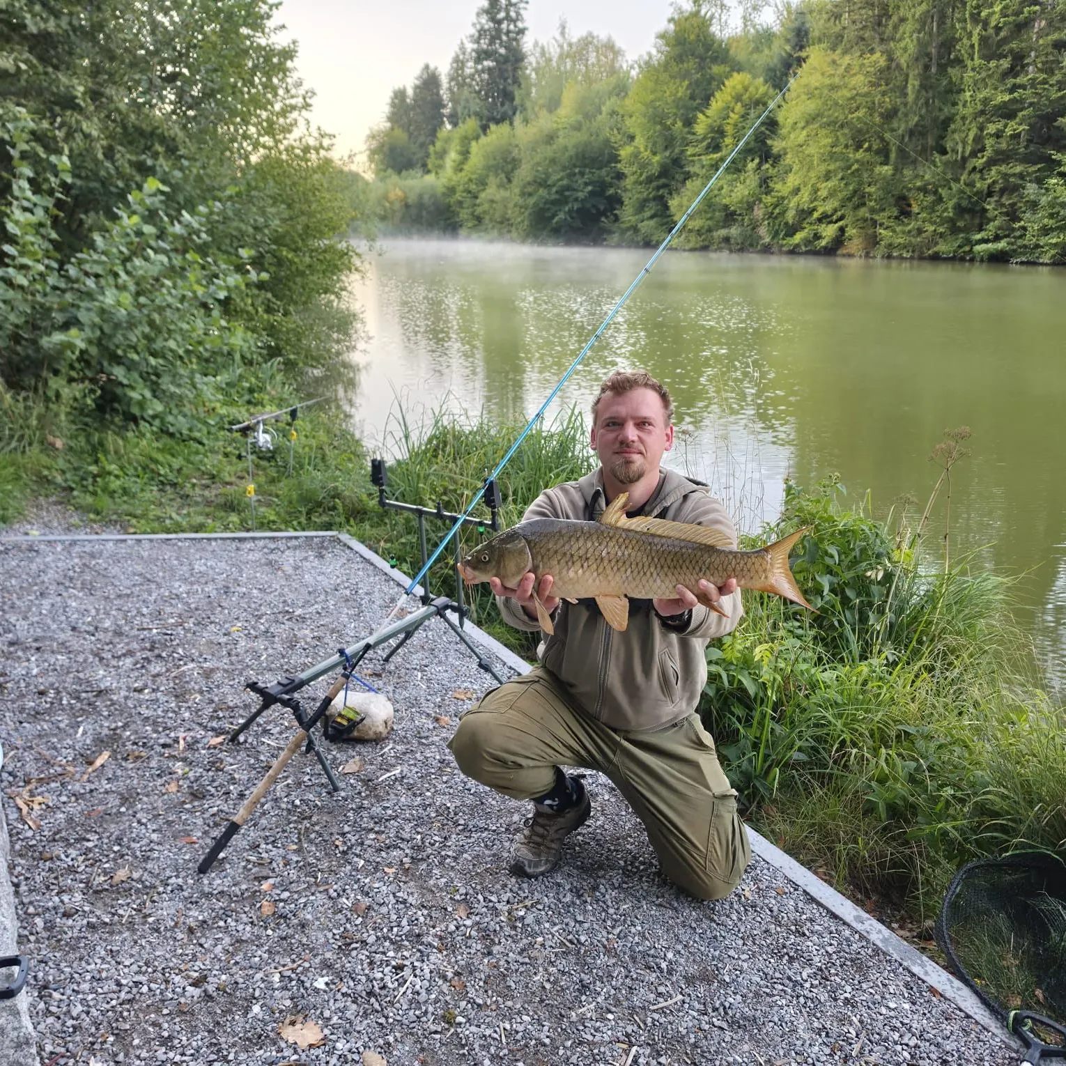 Common carp caught on Fishbrain