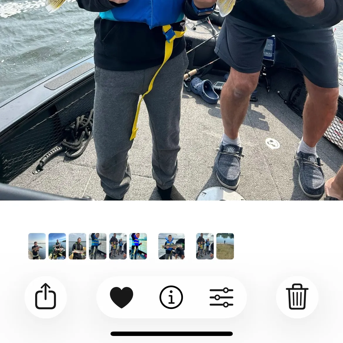 recently logged catches