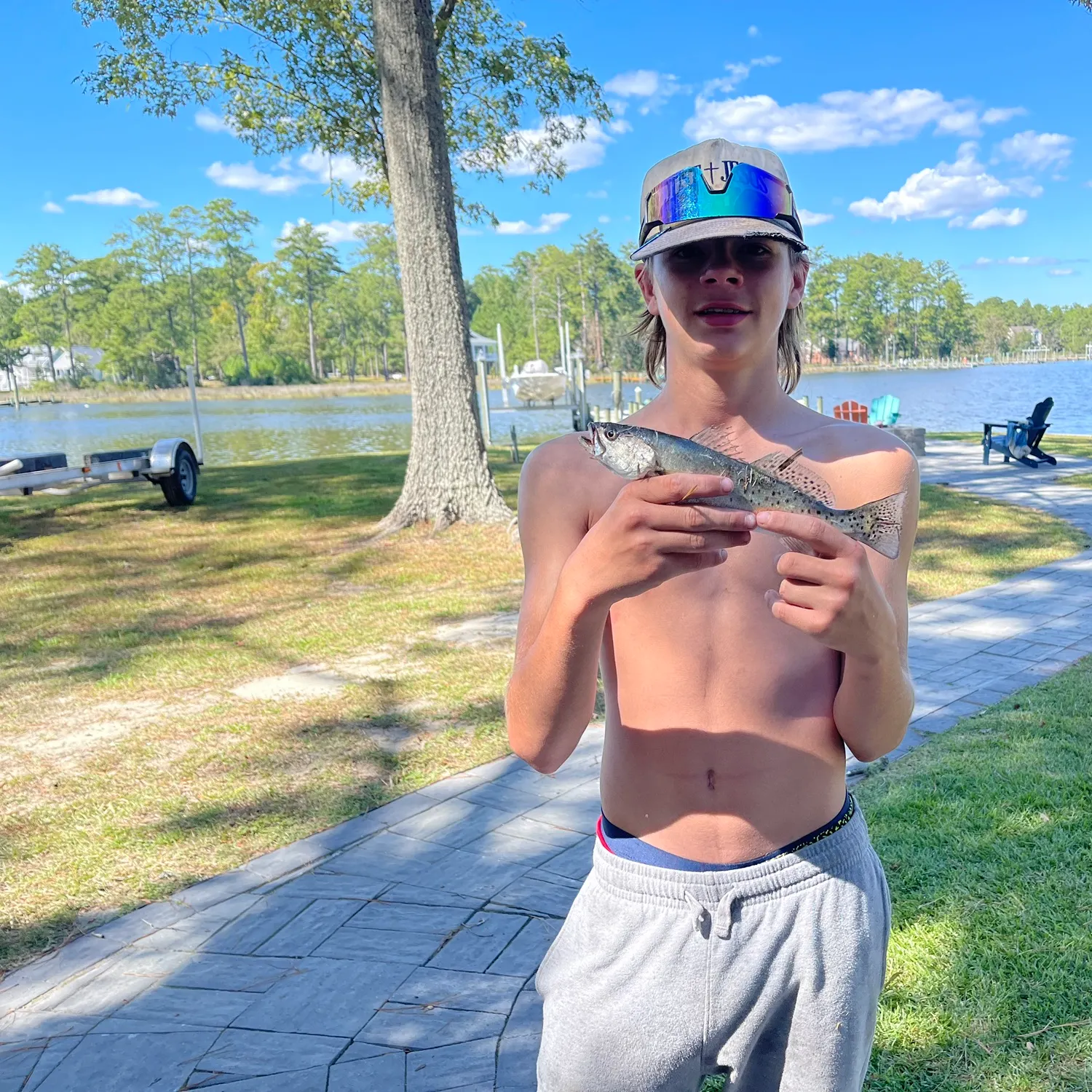 Spotted seatrout caught on Fishbrain
