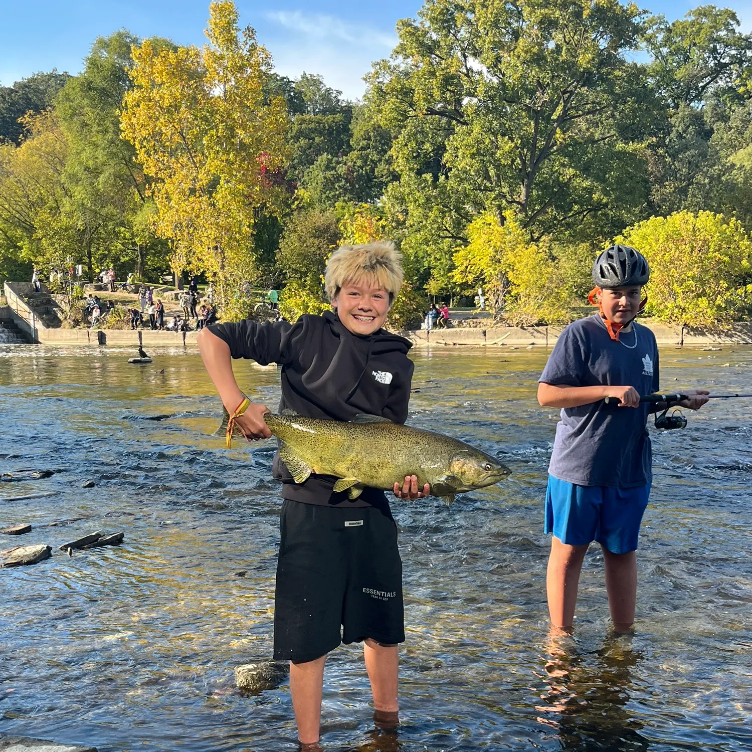 Chinook salmon caught on Fishbrain