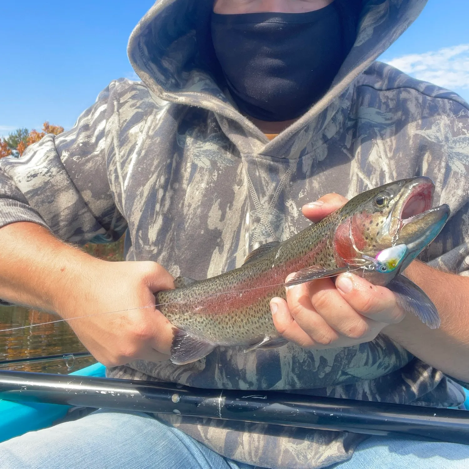 Rainbow trout caught on Fishbrain