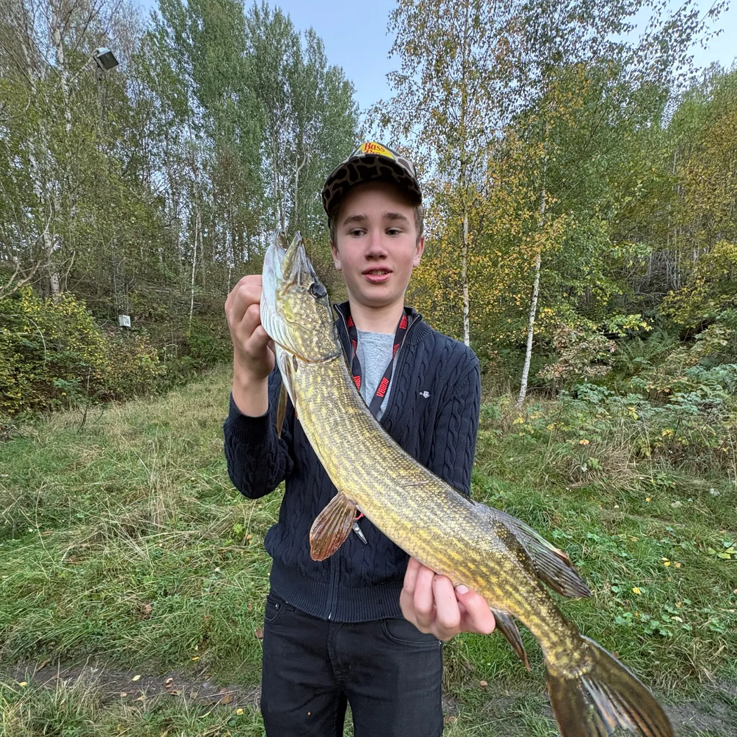 Northern pike caught on Fishbrain
