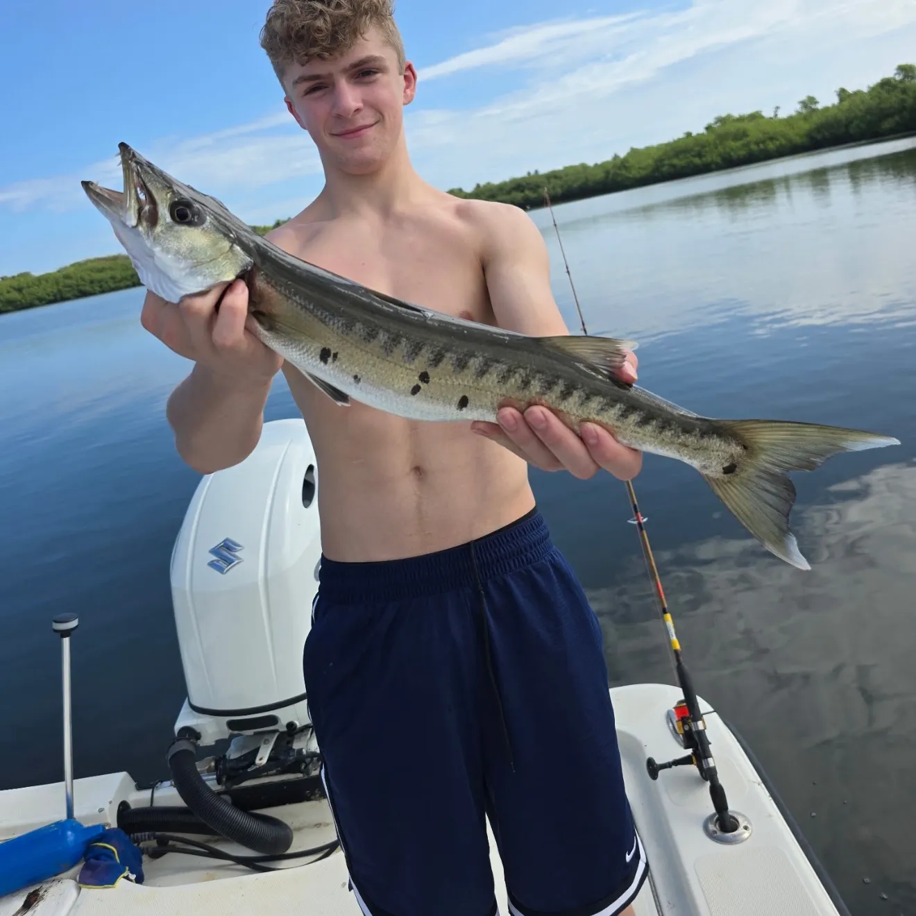 The most recent Great barracuda catches on Fishbrain