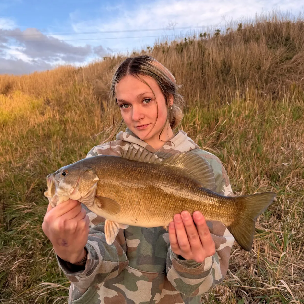 Smallmouth bass caught on Fishbrain