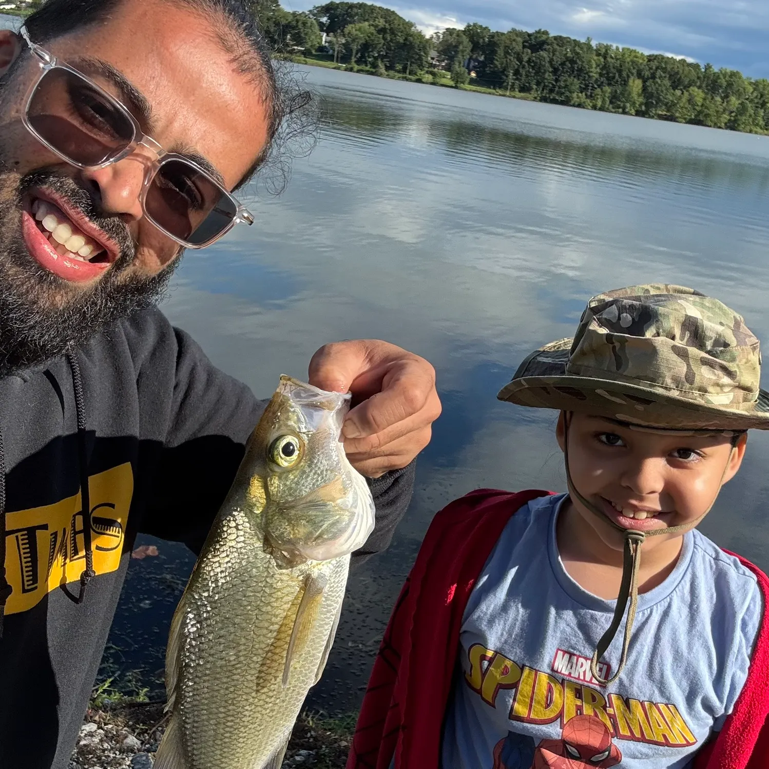White perch caught on Fishbrain