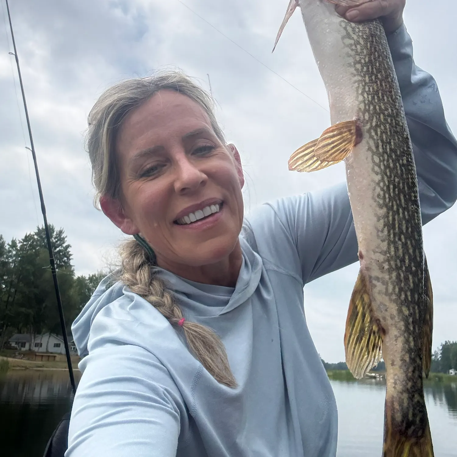 Northern pike caught on Fishbrain