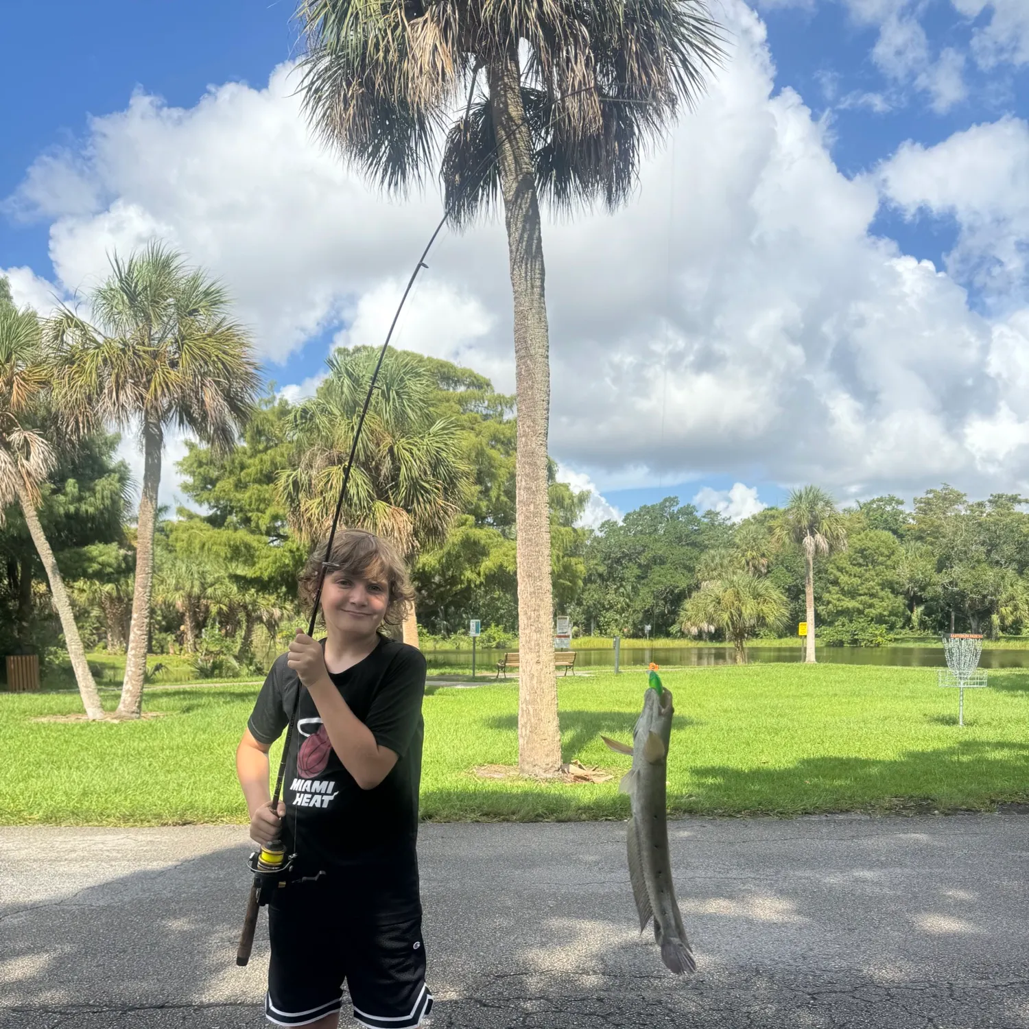 Bullseye snakehead caught on Fishbrain
