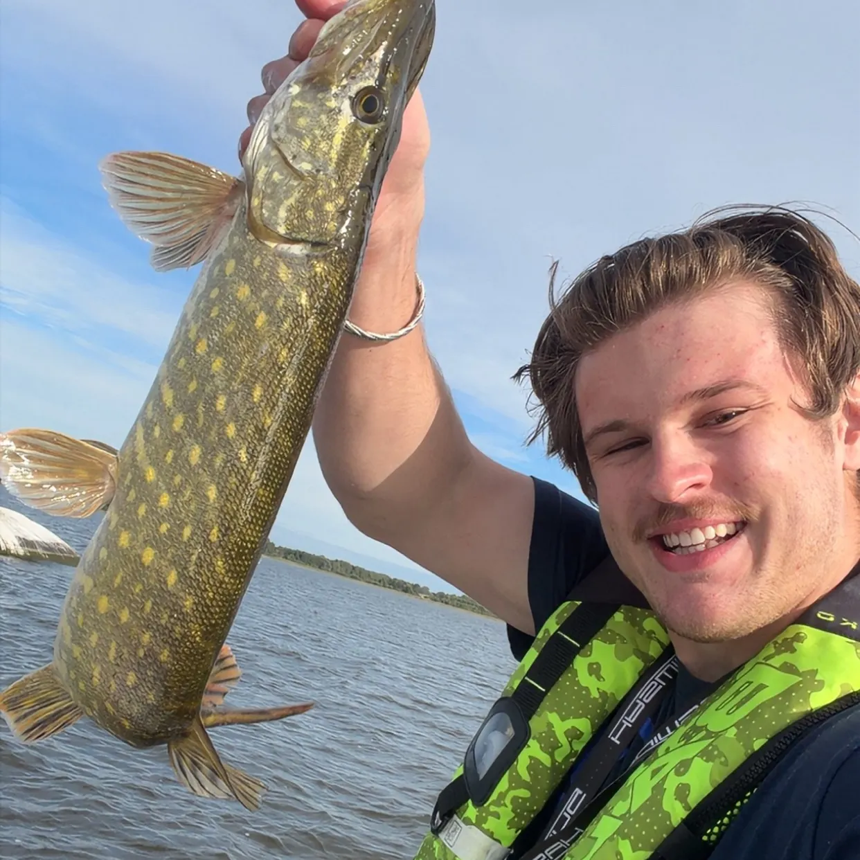 Northern pike caught on Fishbrain