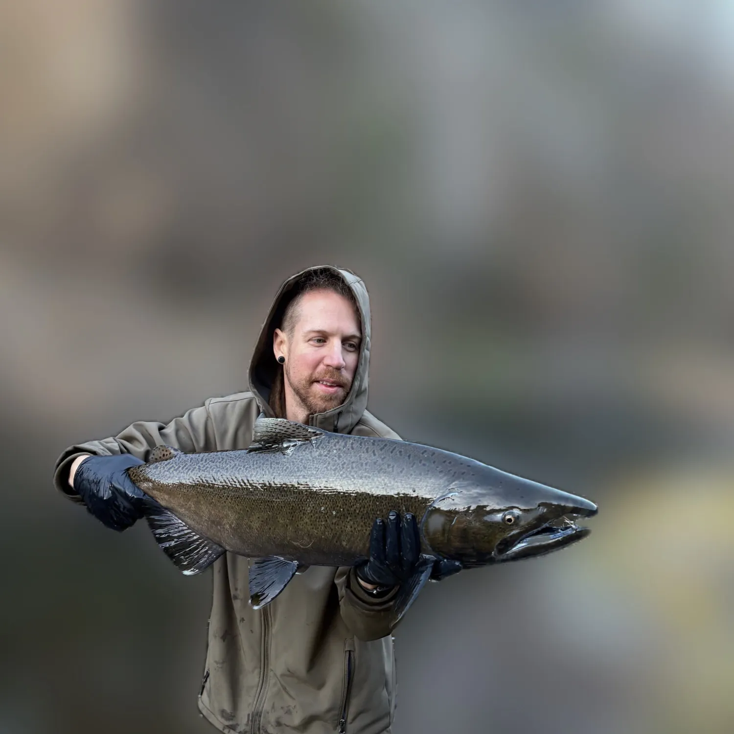 Chinook salmon caught on Fishbrain