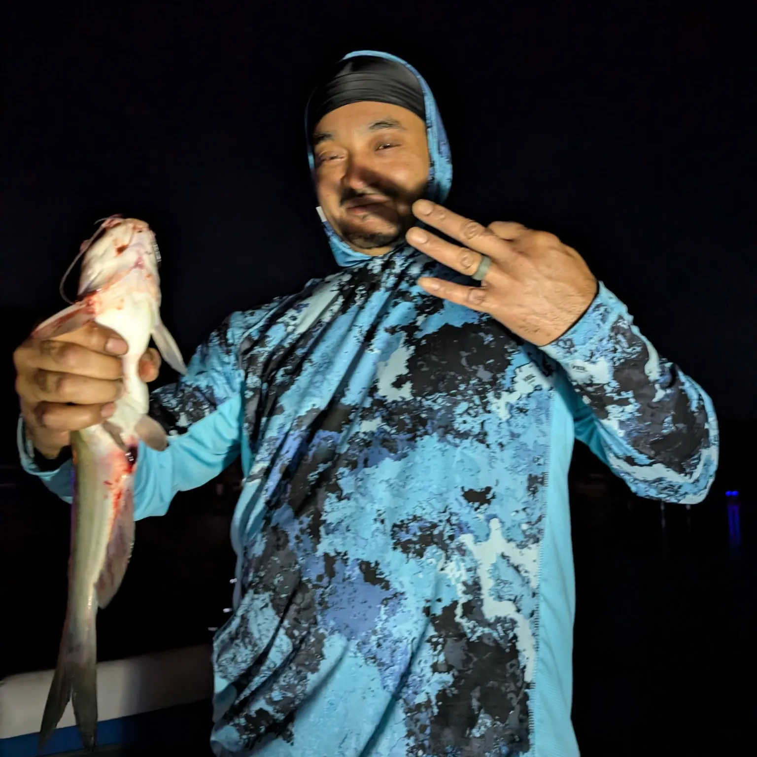 Channel catfish caught on Fishbrain