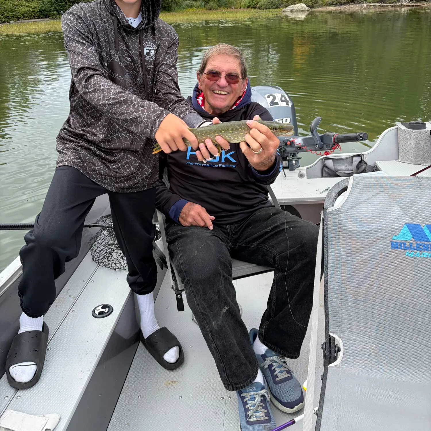 Northern pike caught on Fishbrain
