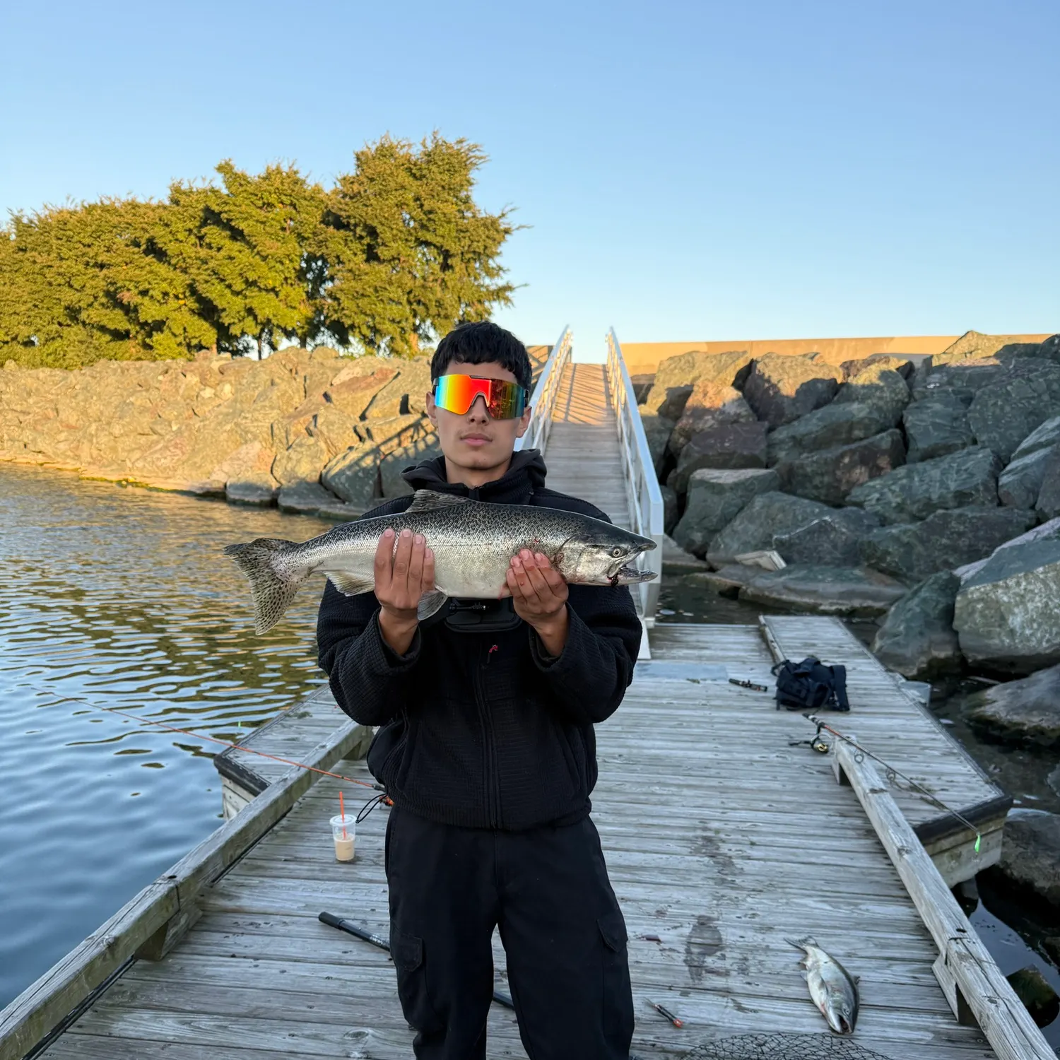 Chinook salmon caught on Fishbrain