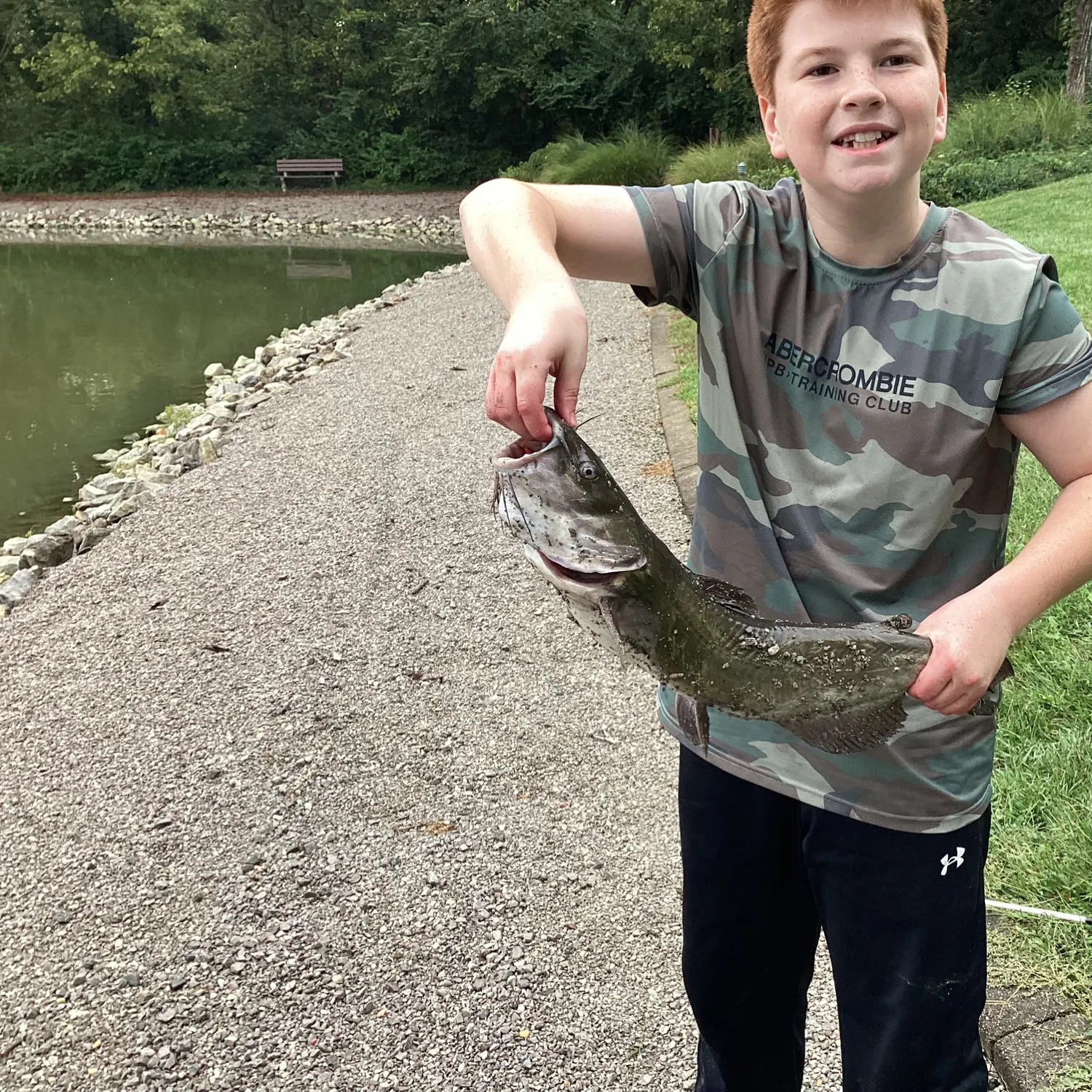 Channel catfish caught on Fishbrain