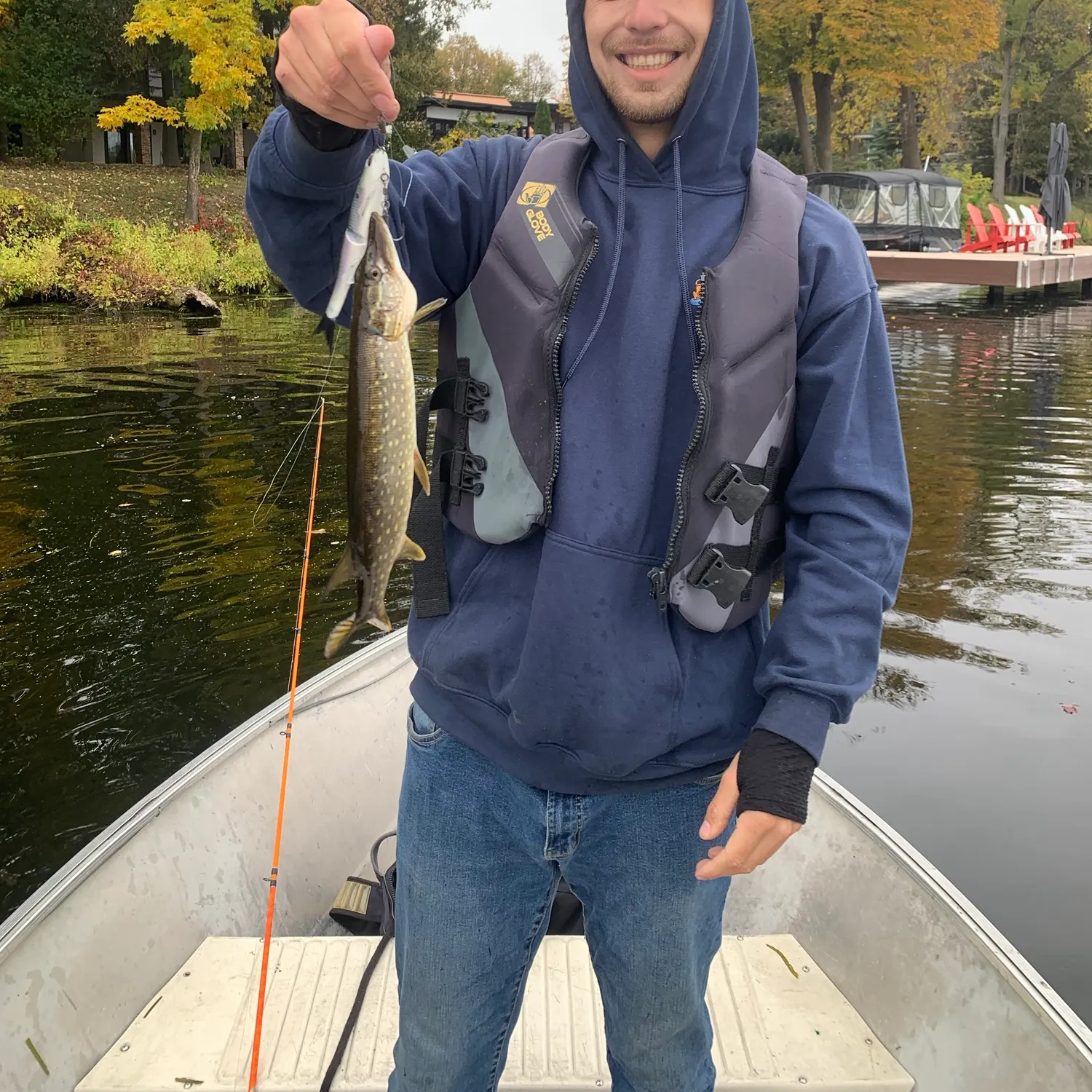Northern pike caught on Fishbrain