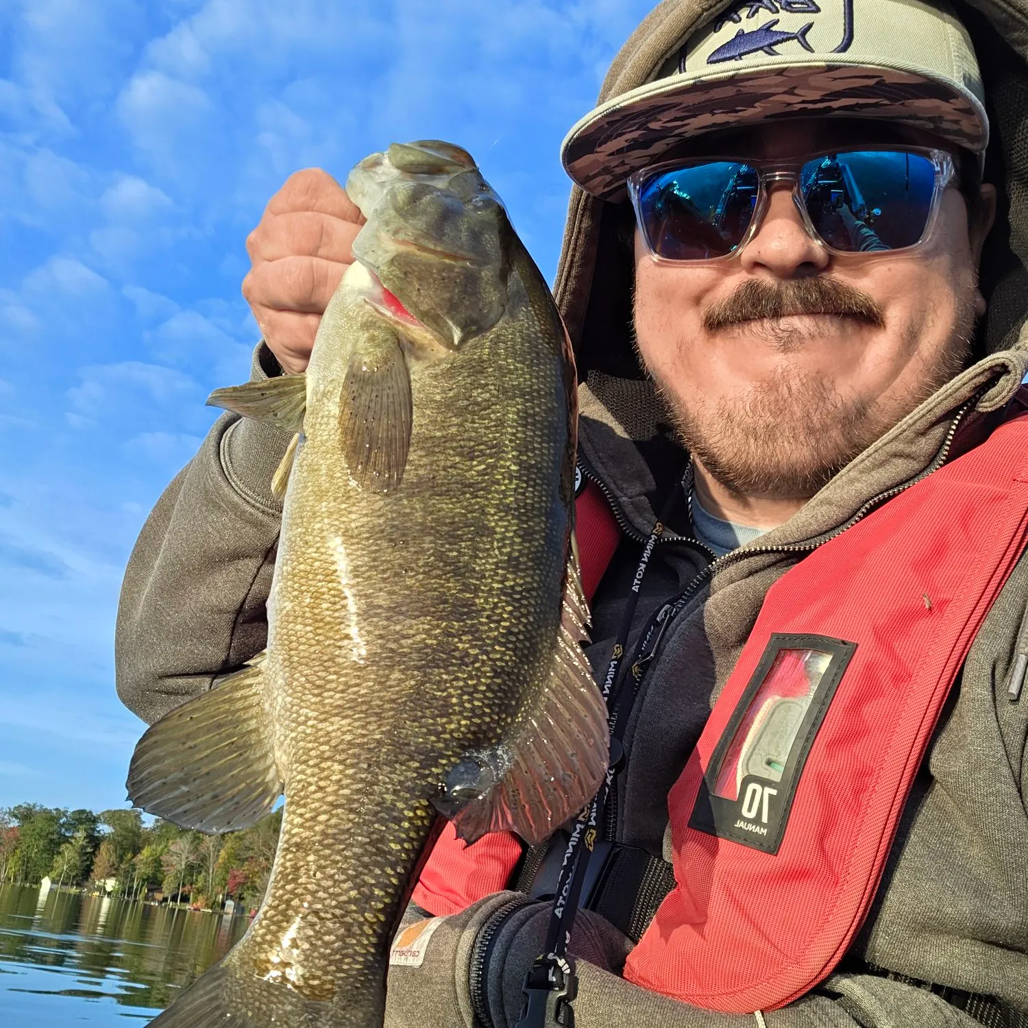 Smallmouth bass caught on Fishbrain
