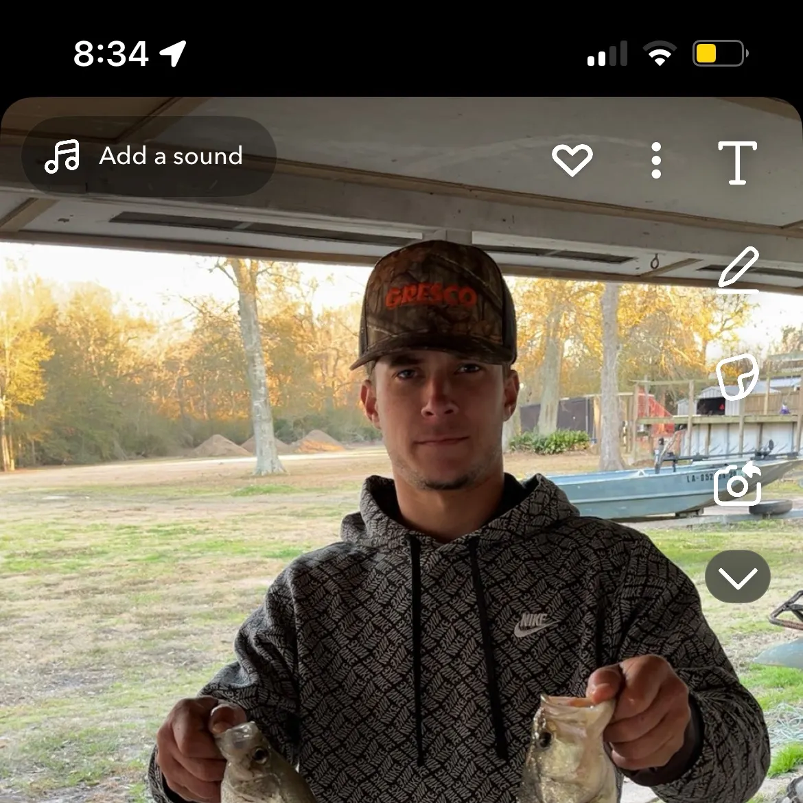 recently logged catches
