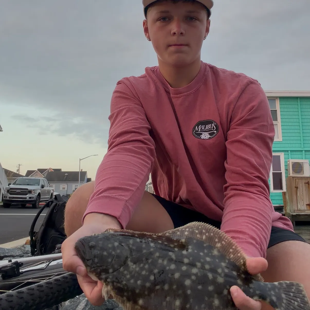 Summer flounder caught on Fishbrain