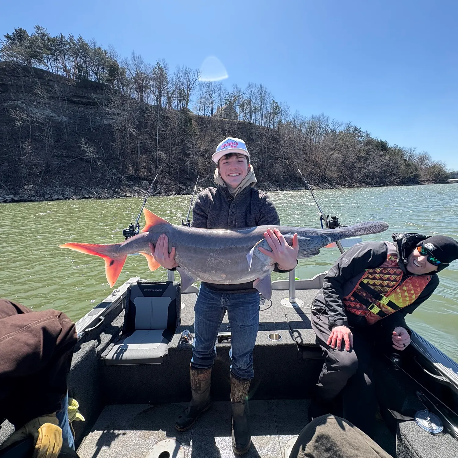 The most recent Paddlefish catches on Fishbrain