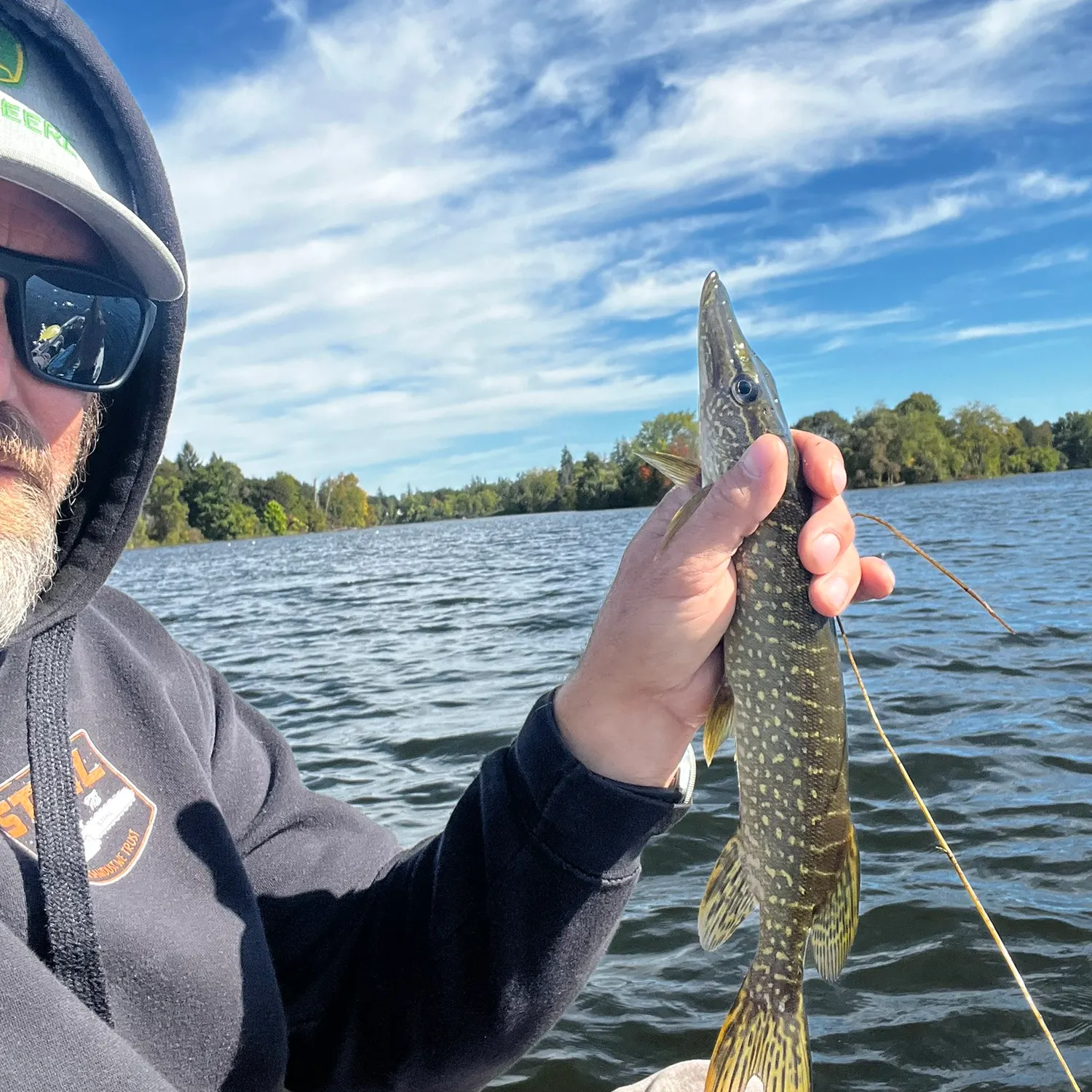 Northern pike caught on Fishbrain