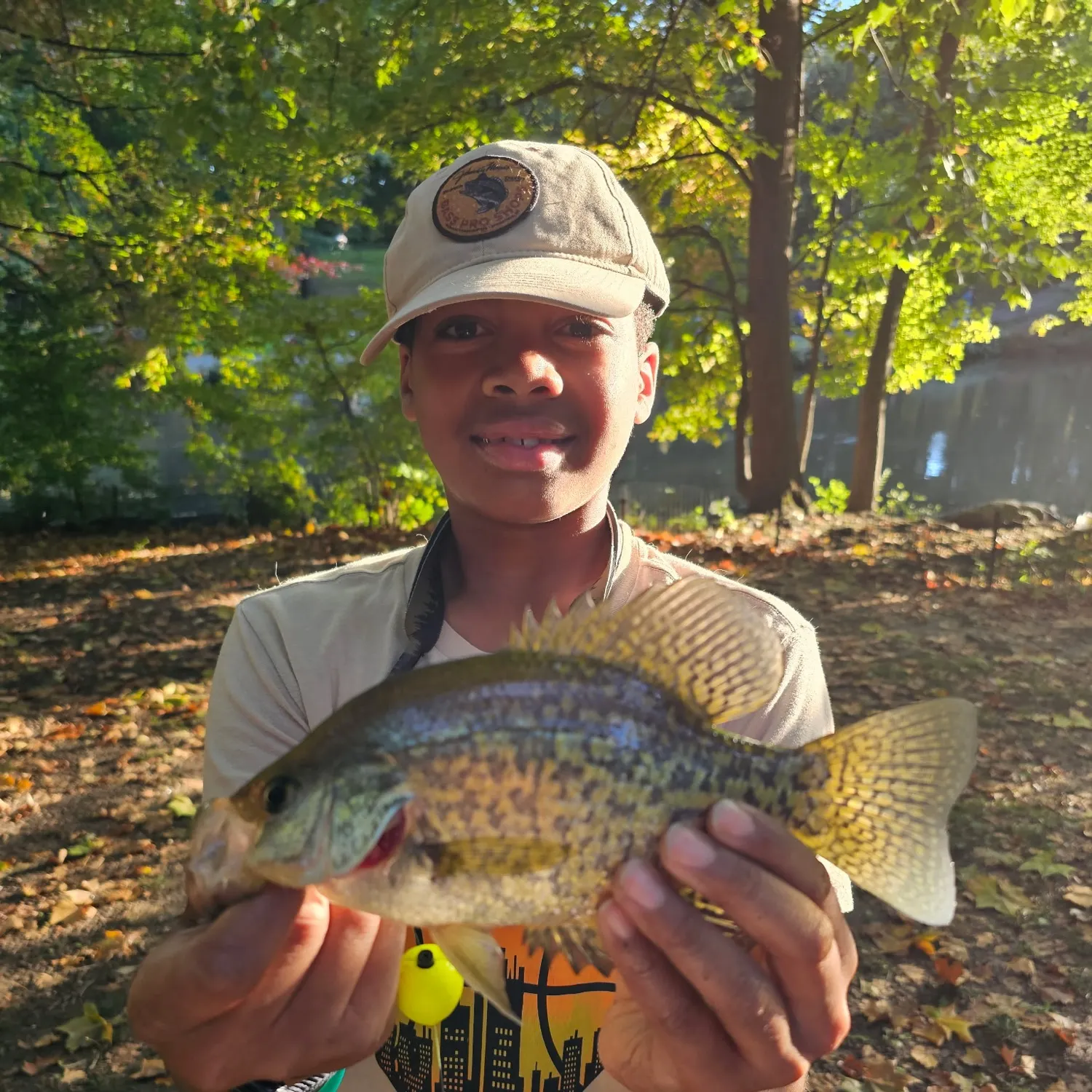 Black crappie caught on Fishbrain