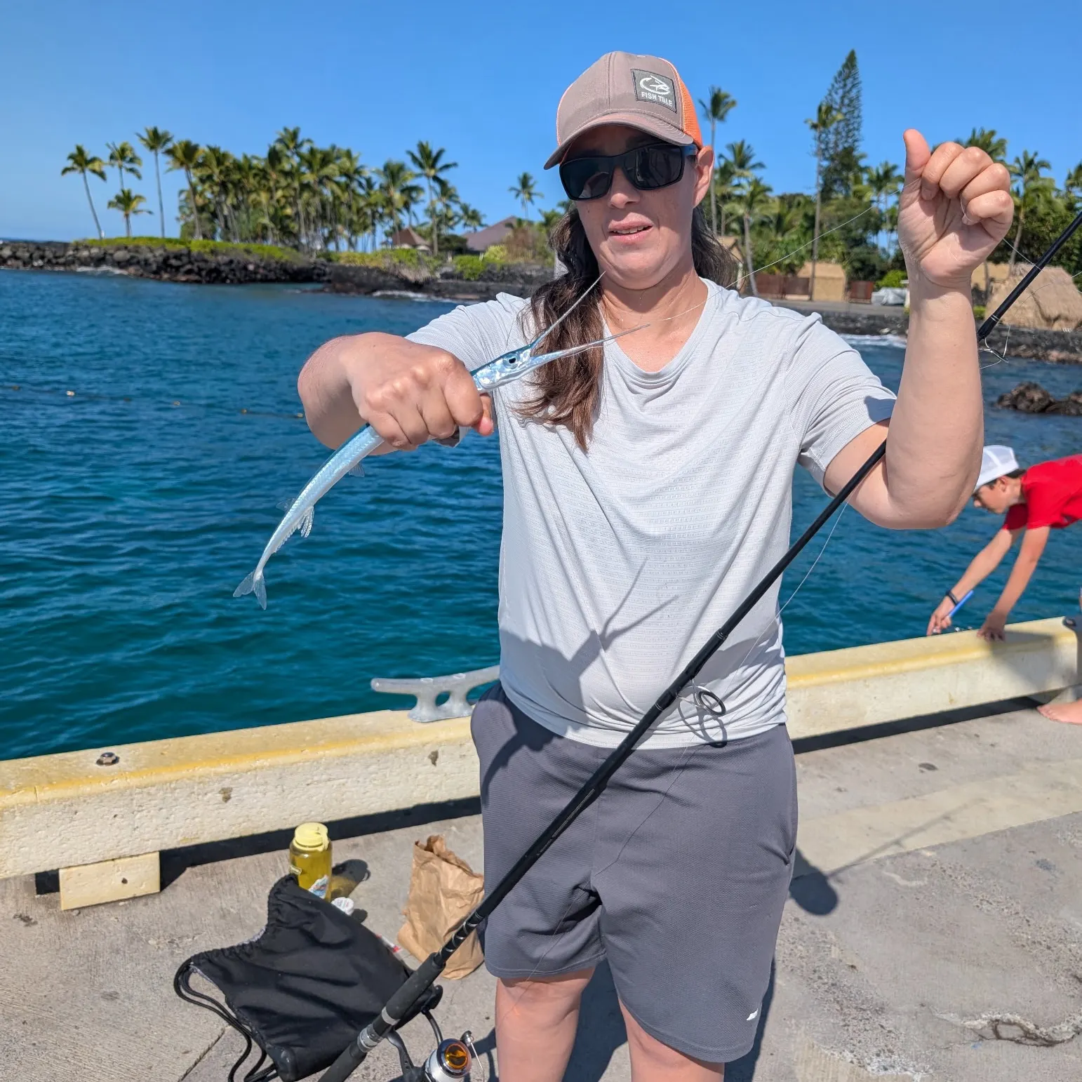The most recent Flat needlefish catches on Fishbrain