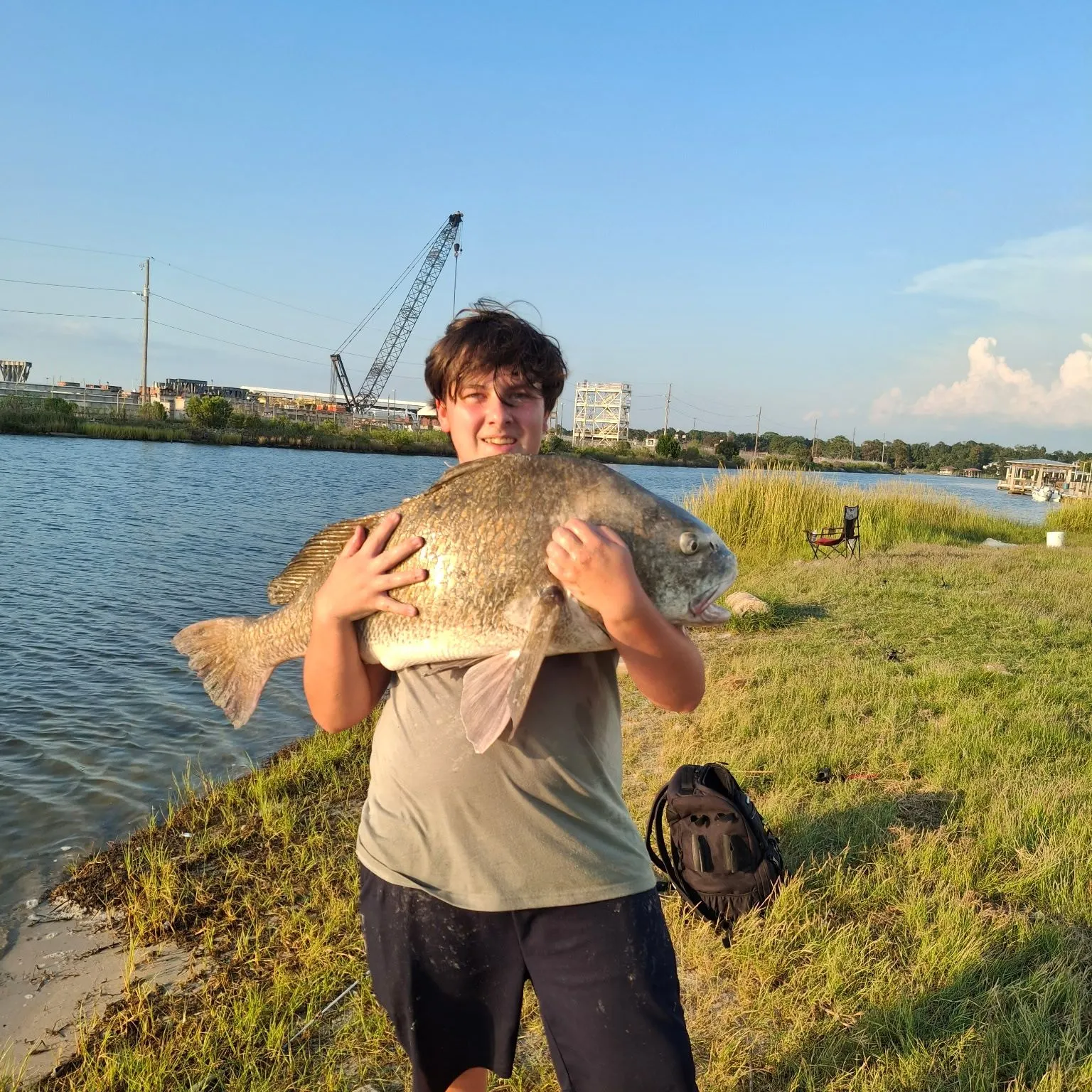 Black drum caught on Fishbrain