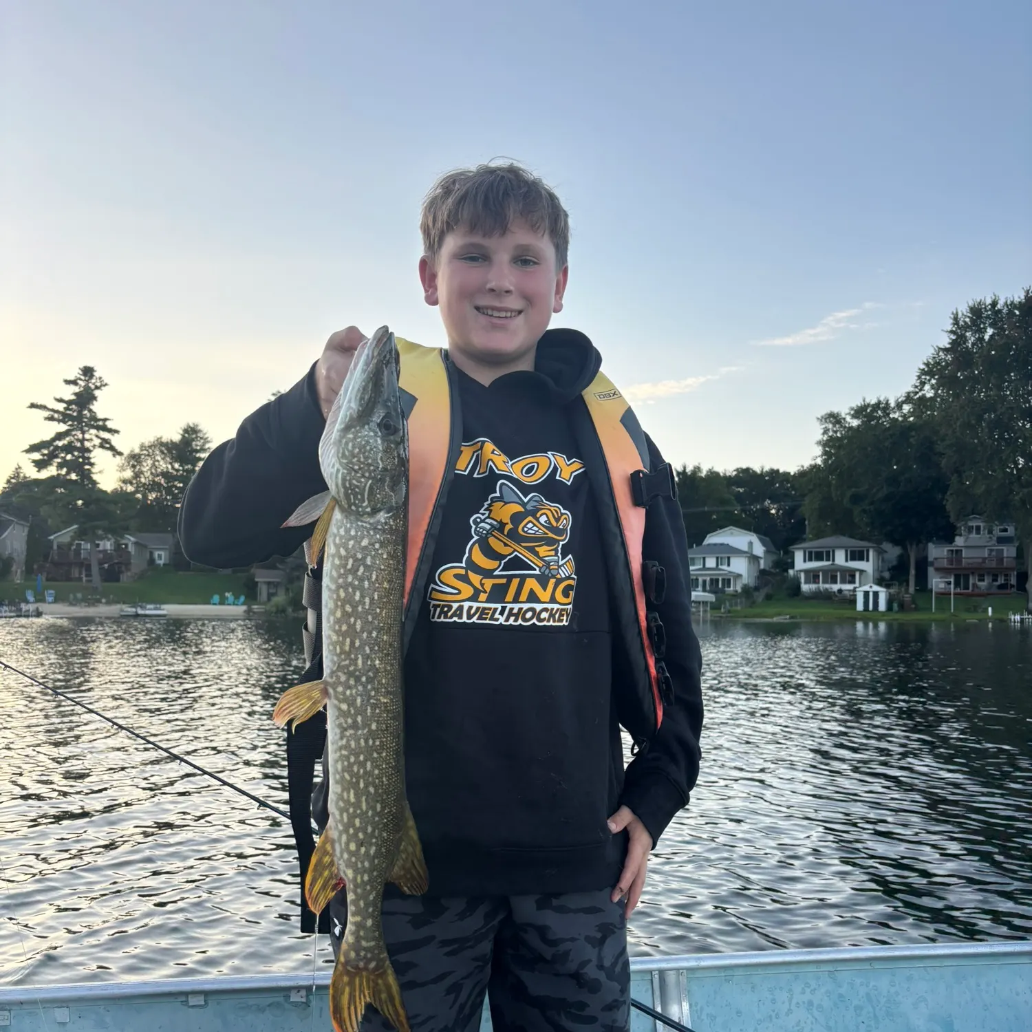 Northern pike caught on Fishbrain