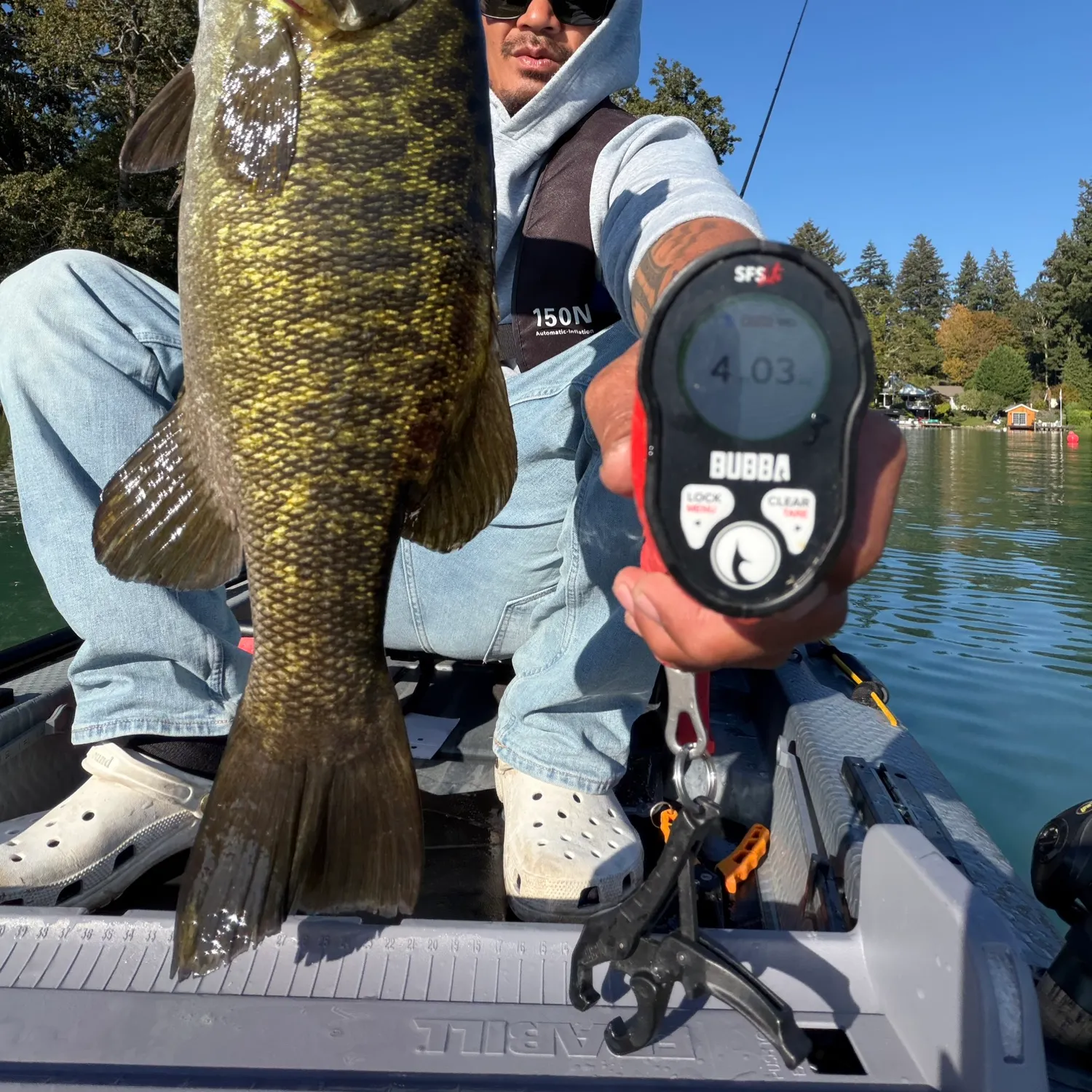 Smallmouth bass caught on Fishbrain