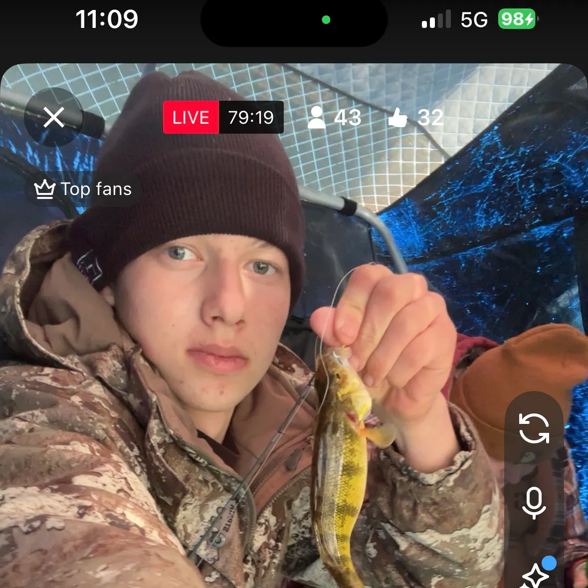 recently logged catches