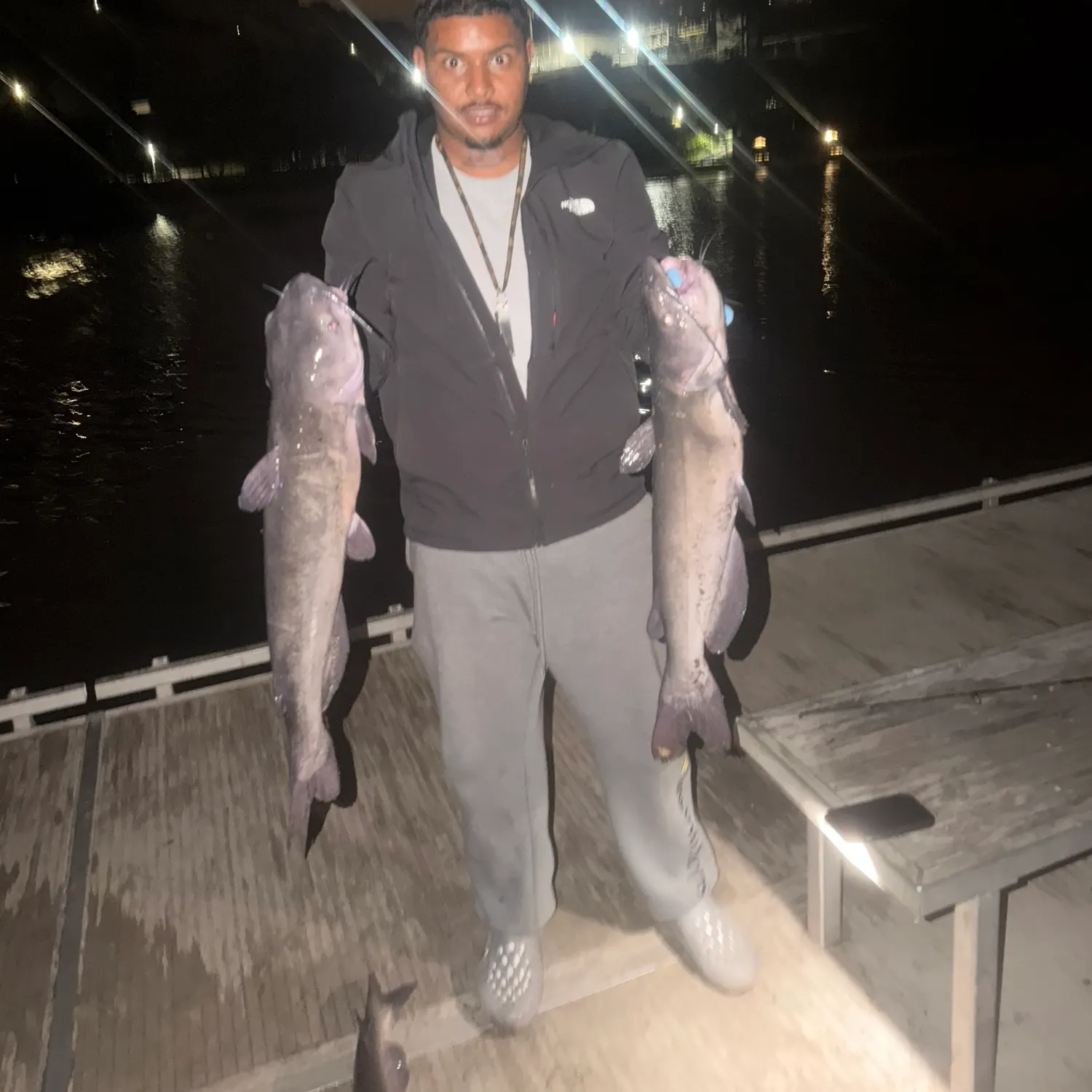 Blue catfish caught on Fishbrain