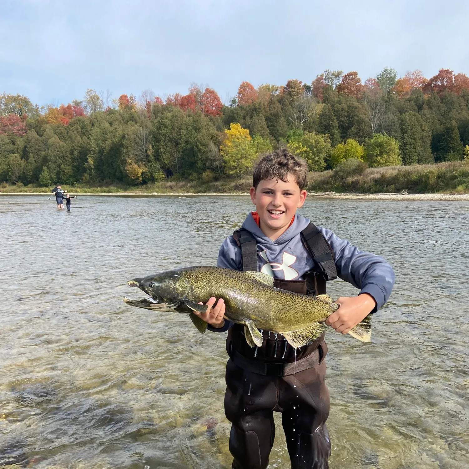 Chinook salmon caught on Fishbrain