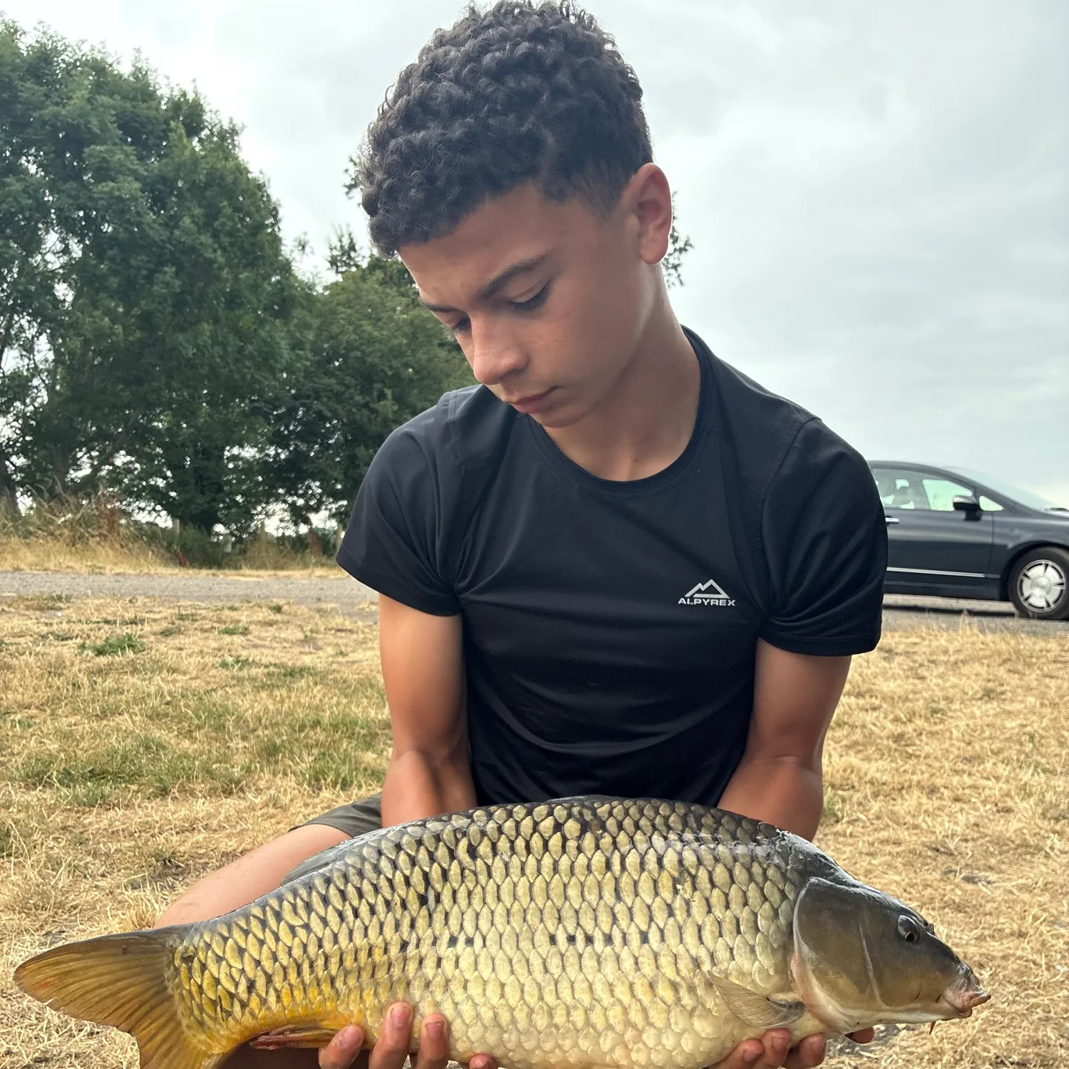 Common carp caught on Fishbrain