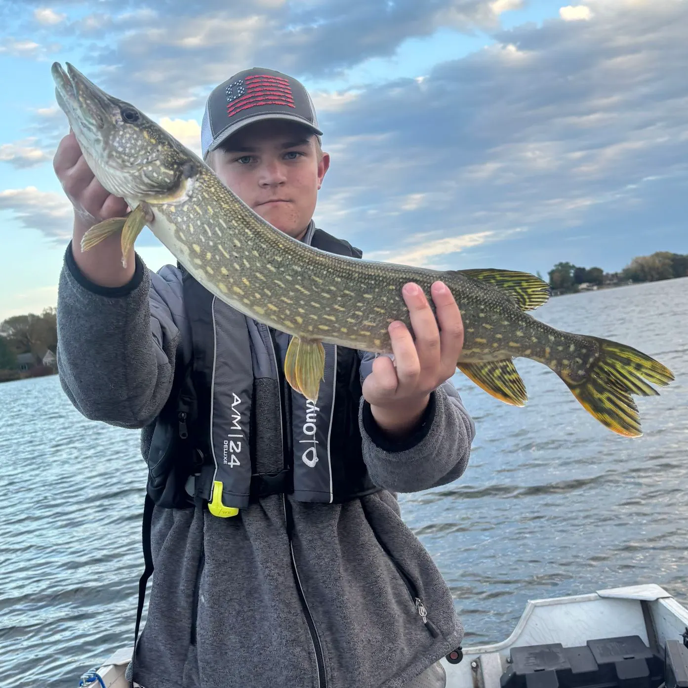 Northern pike caught on Fishbrain