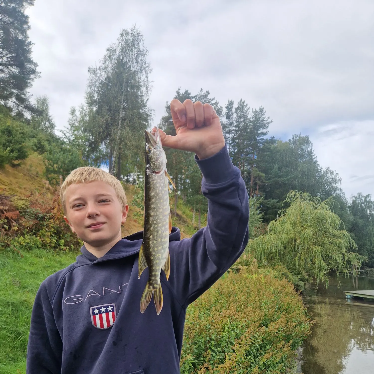 Northern pike caught on Fishbrain