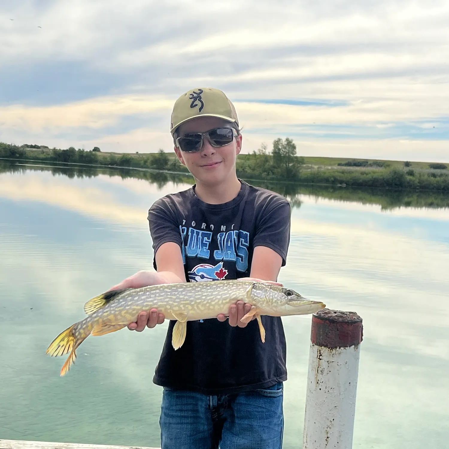 Northern pike caught on Fishbrain