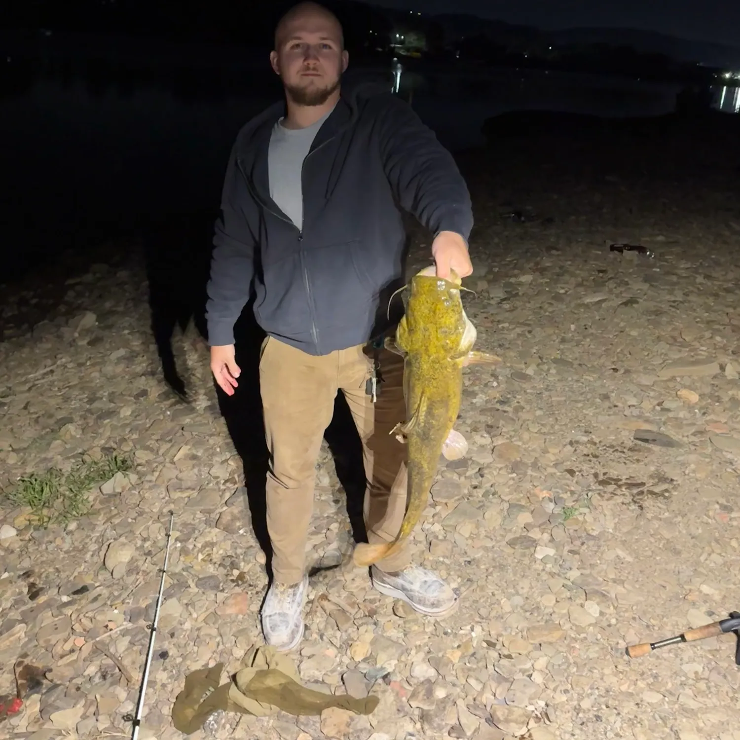 Flathead catfish caught on Fishbrain