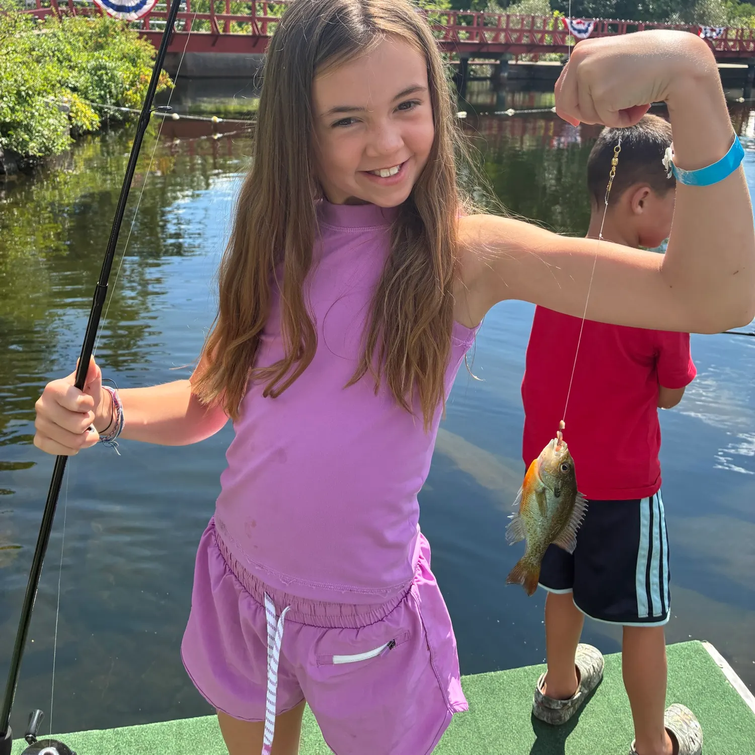 Redbreast sunfish caught on Fishbrain