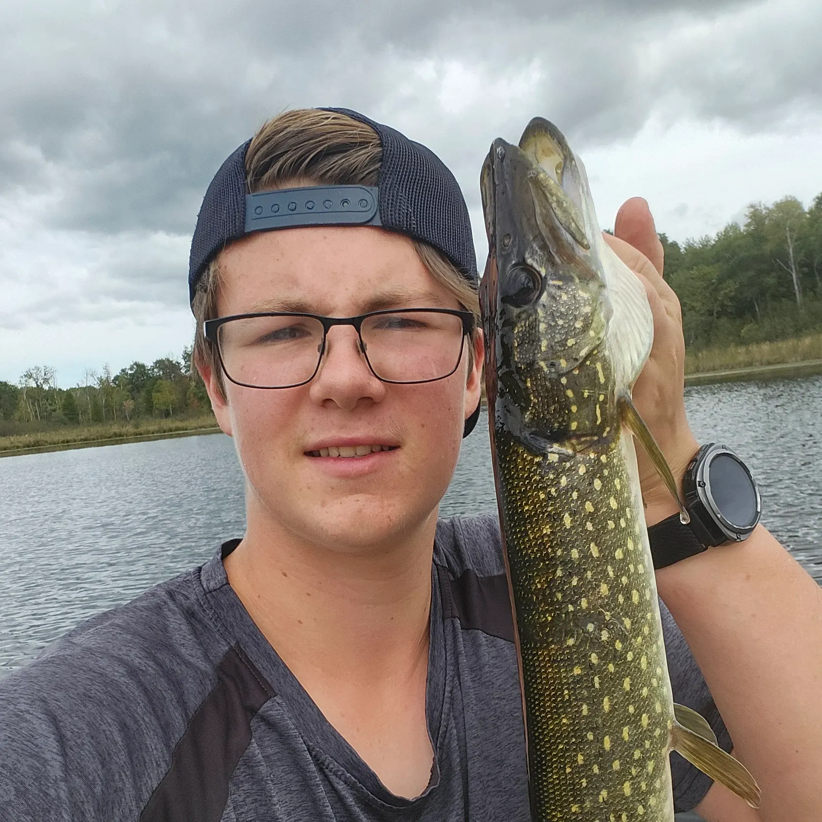 Northern pike caught on Fishbrain