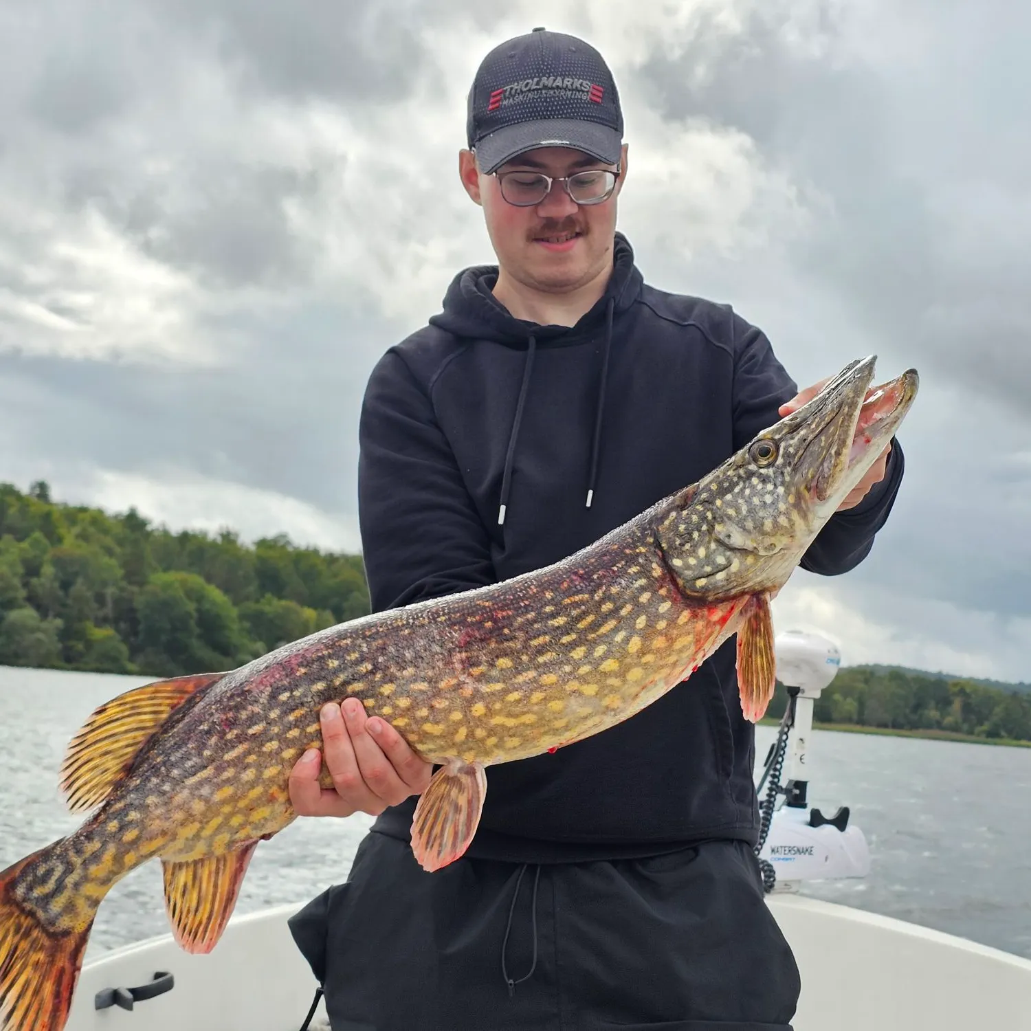 Northern pike caught on Fishbrain