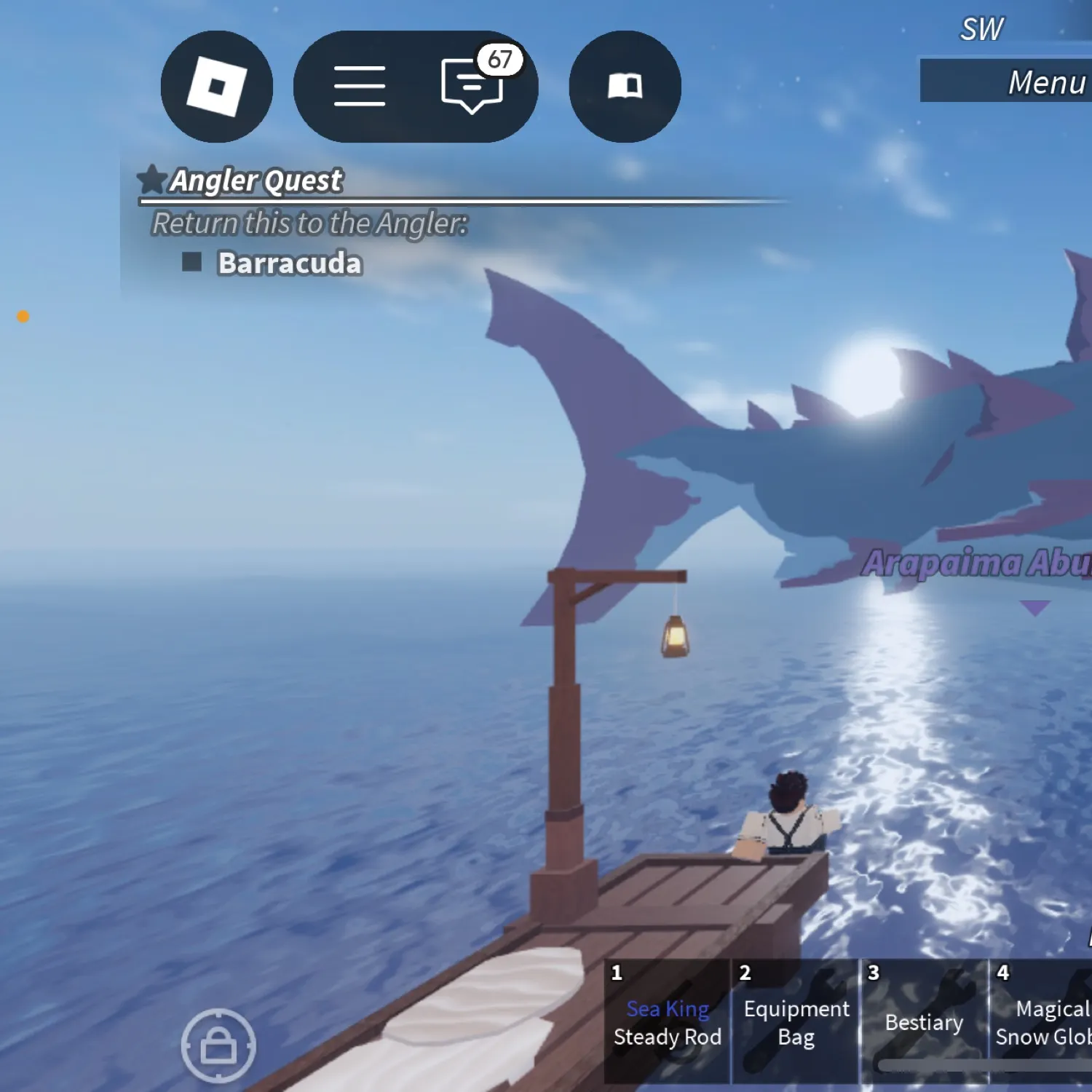 recently logged catches